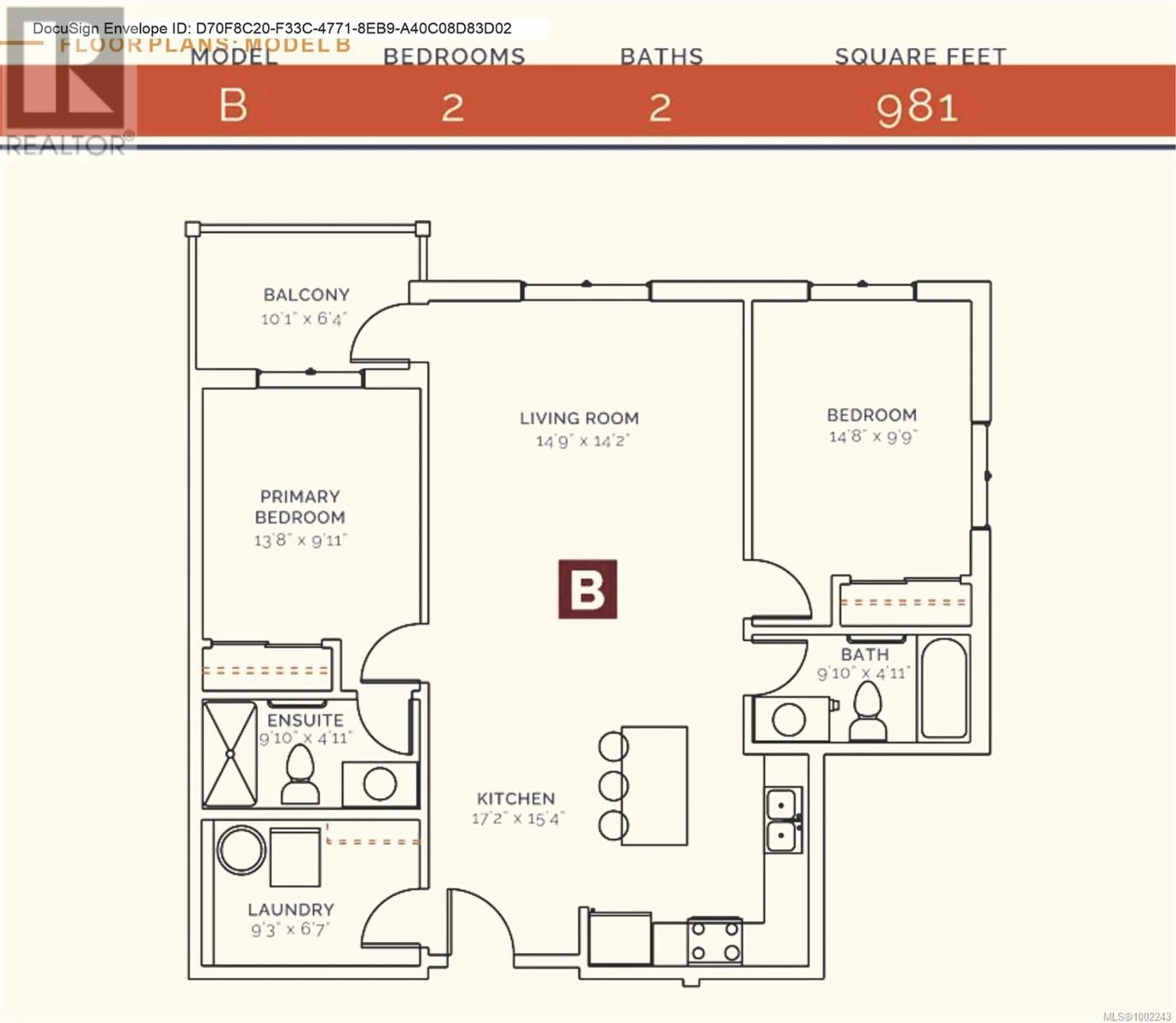 Floor plan for 301 - 4810 CEDAR RIDGE PLACE, Nanaimo British Columbia V9T0M7