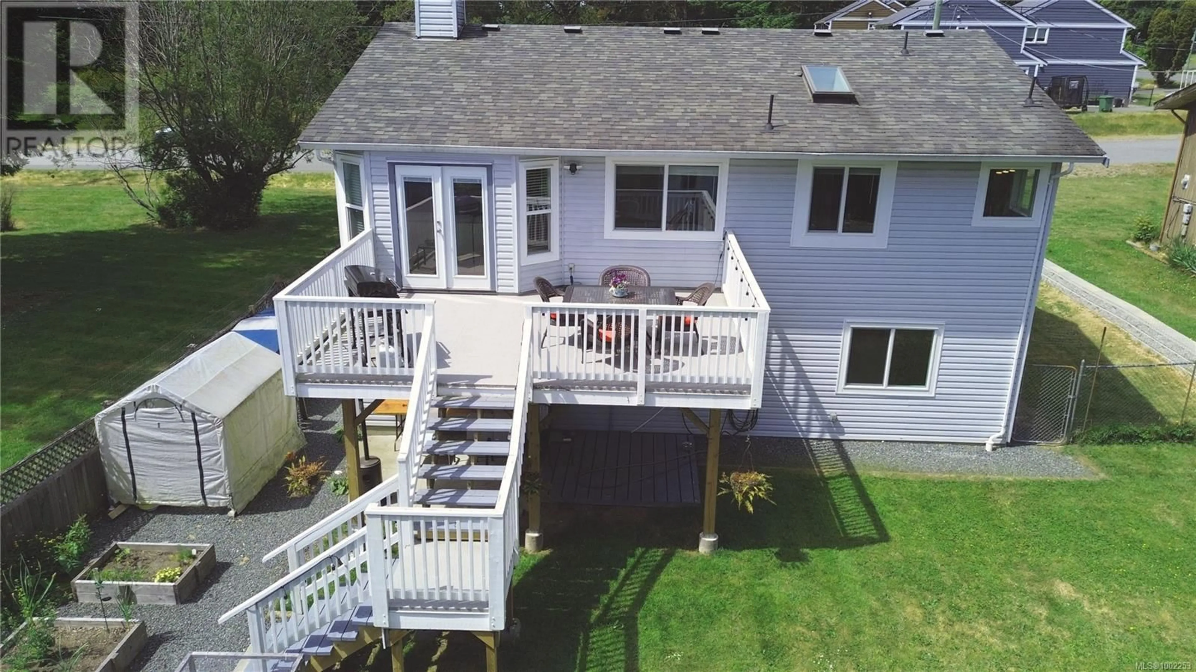 A pic from outside/outdoor area/front of a property/back of a property/a pic from drone, unknown for 2113 AMETHYST WAY, Sooke British Columbia V9Z0M2