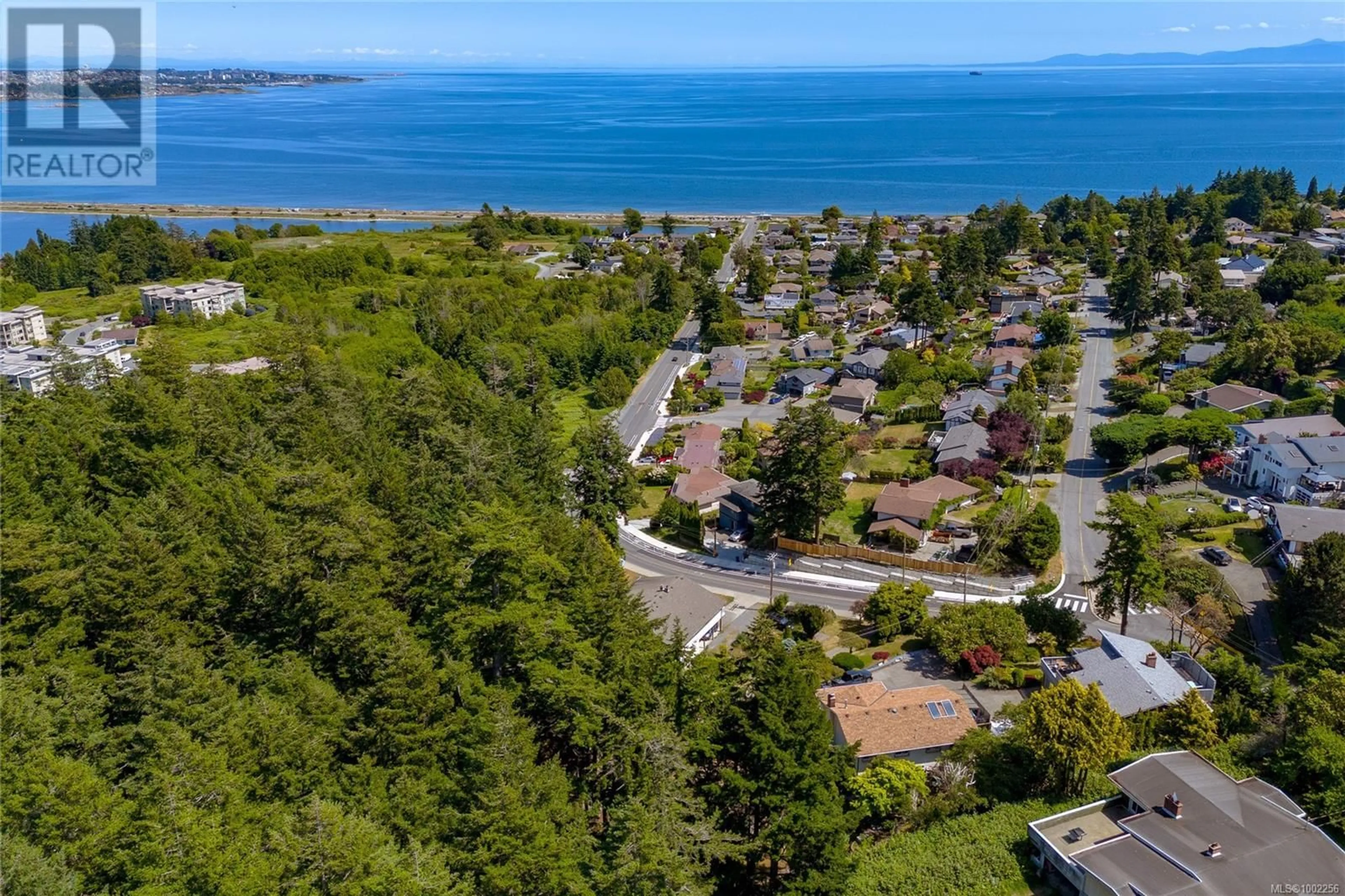 A pic from outside/outdoor area/front of a property/back of a property/a pic from drone, water/lake/river/ocean view for 303 LAGOON ROAD, Colwood British Columbia V9C3T3