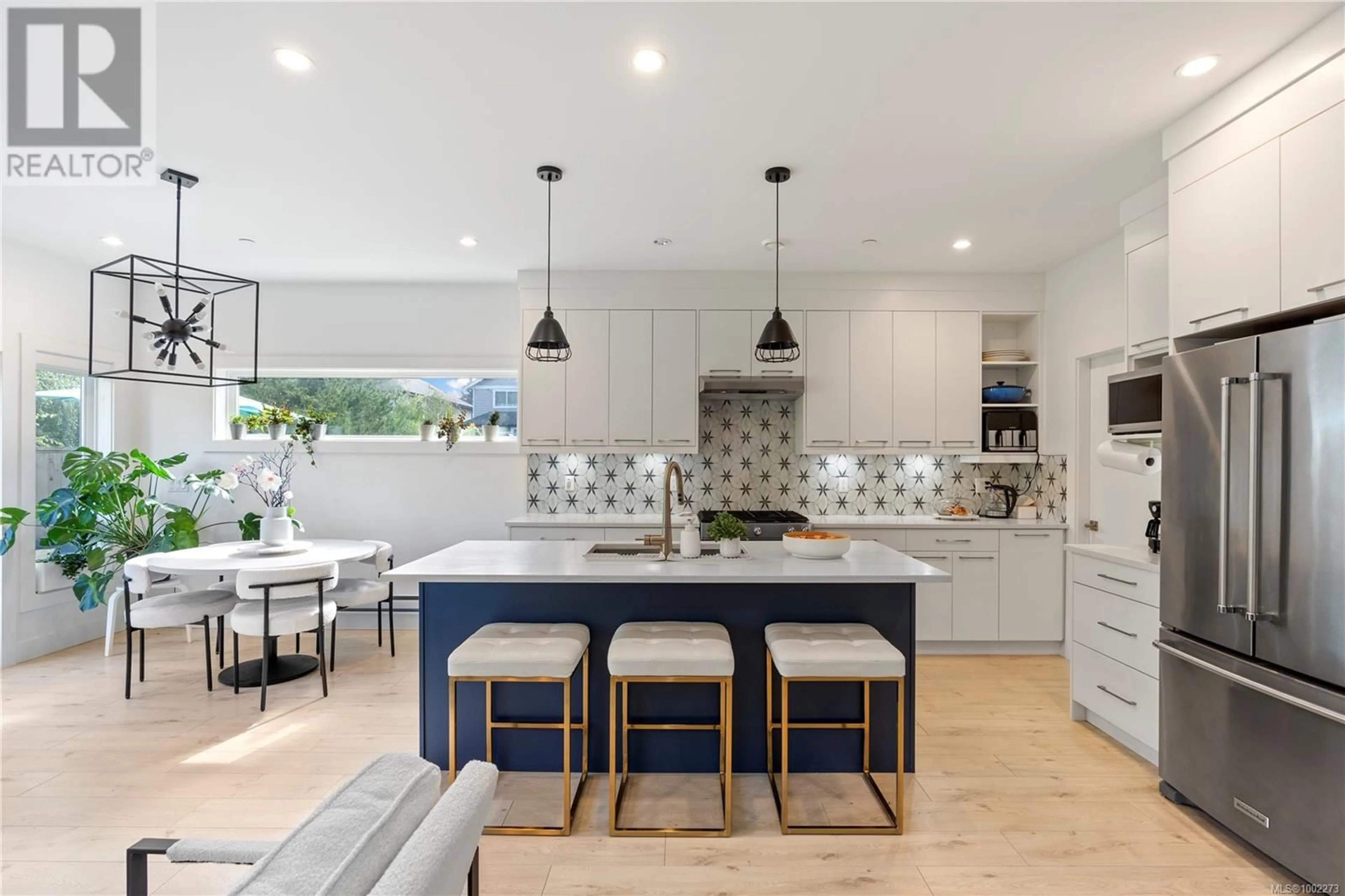 Contemporary kitchen, ceramic/tile floor for 3204 MARLEY COURT, Langford British Columbia V9C2M9