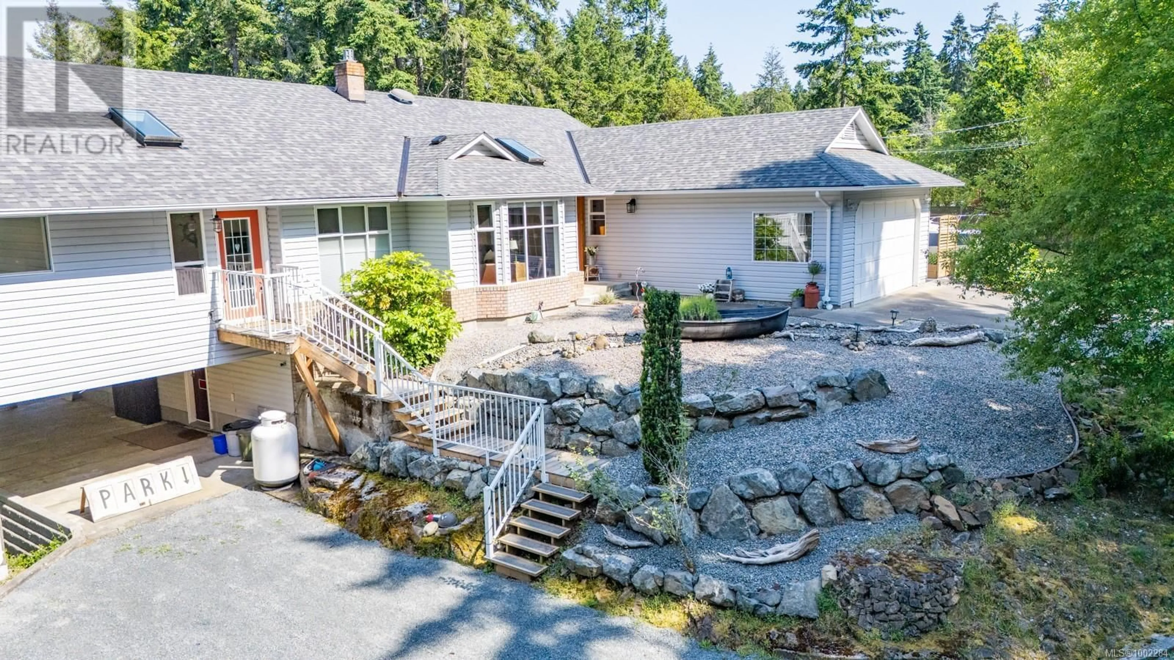 A pic from outside/outdoor area/front of a property/back of a property/a pic from drone, unknown for 1935 MORELLO ROAD, Nanoose Bay British Columbia V9P9B1