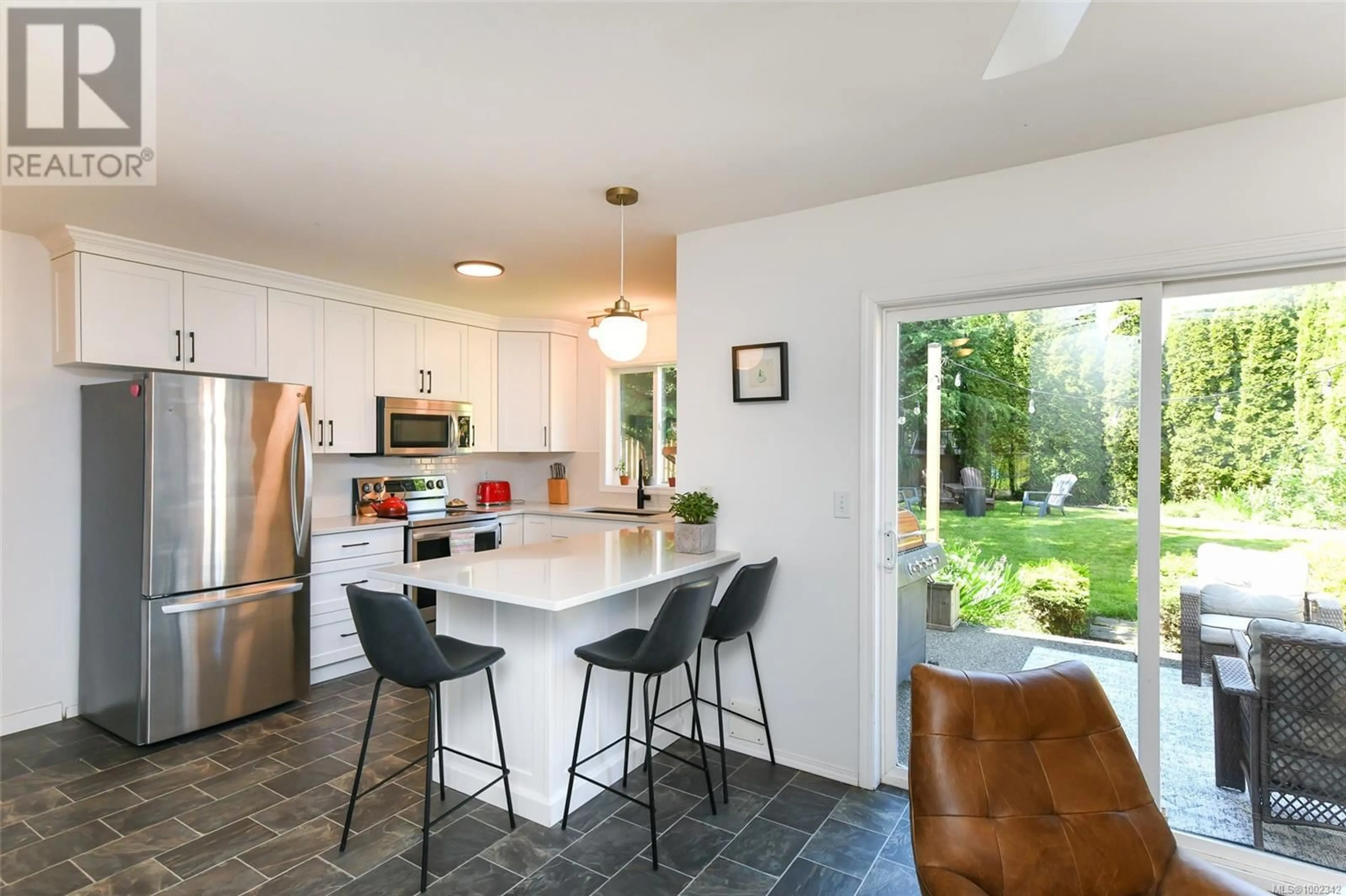 Open concept kitchen, ceramic/tile floor for 1296 BECKTON DRIVE, Comox British Columbia V9M4G9