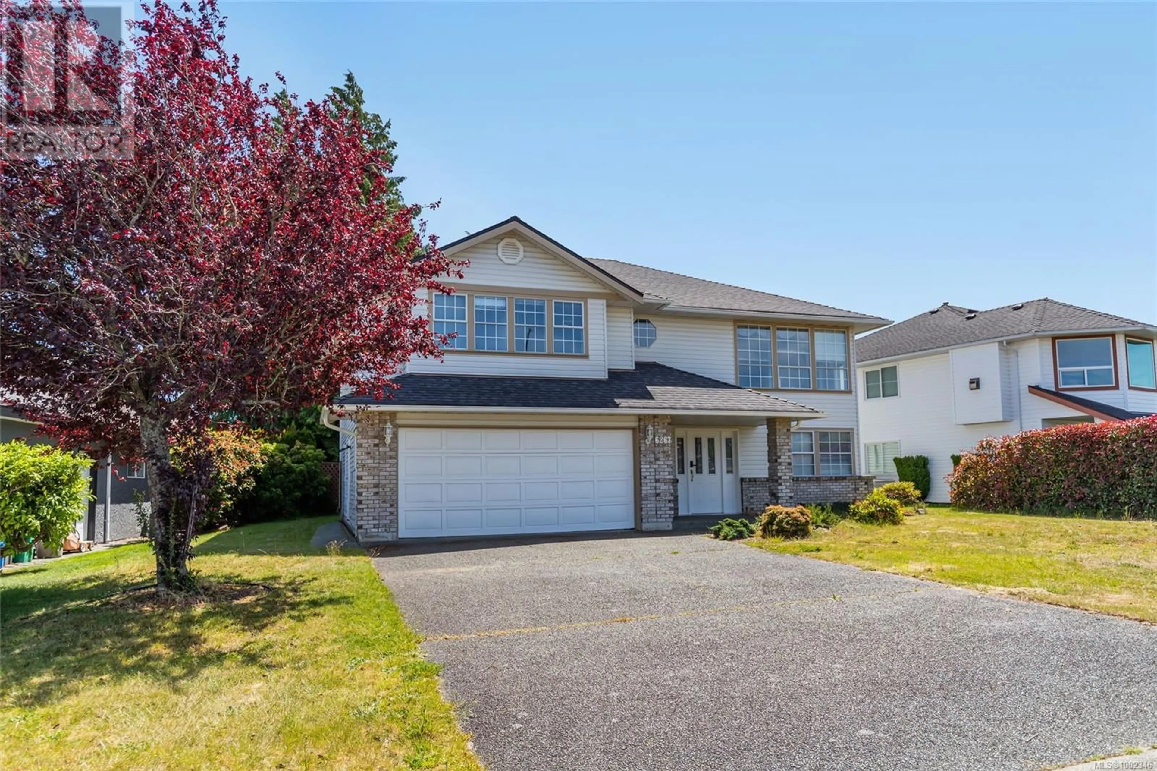 Home with vinyl exterior material, street for 6267 MCROBB AVENUE, Nanaimo British Columbia V9V1M4