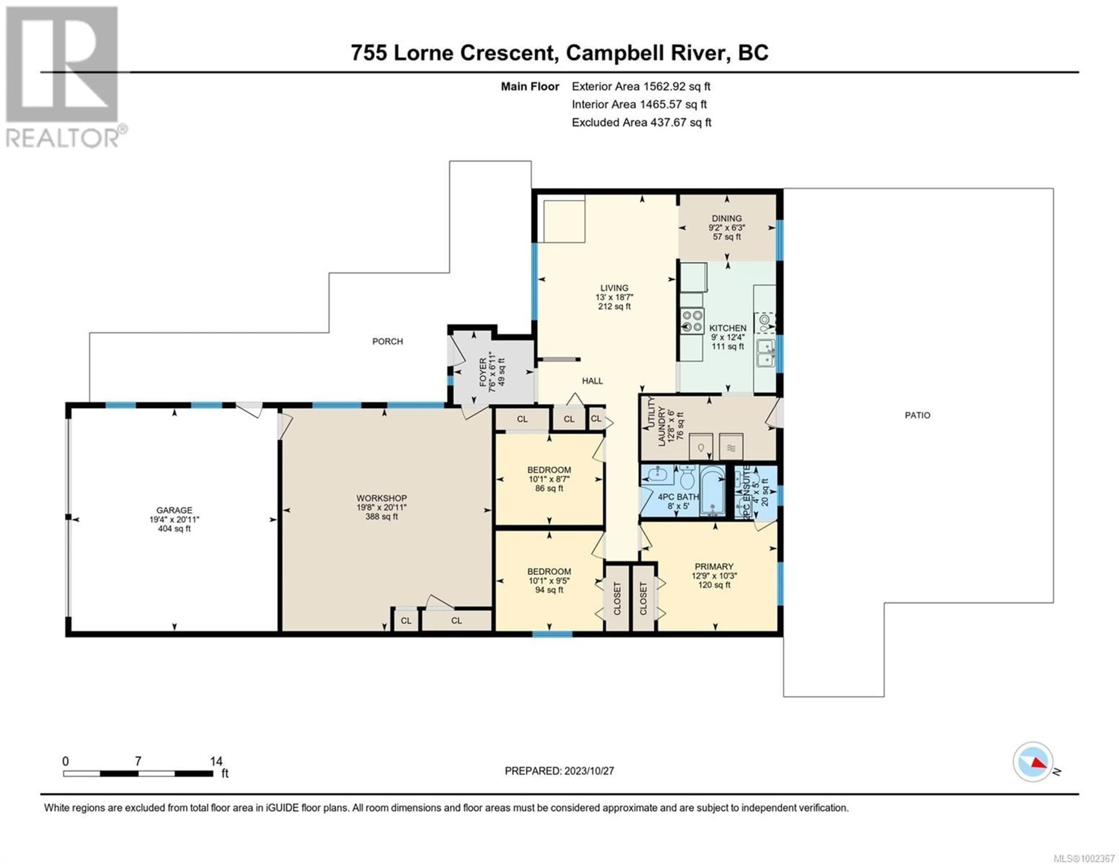 Floor plan for 755 LORNE CRESCENT, Campbell River British Columbia V9W5Z1