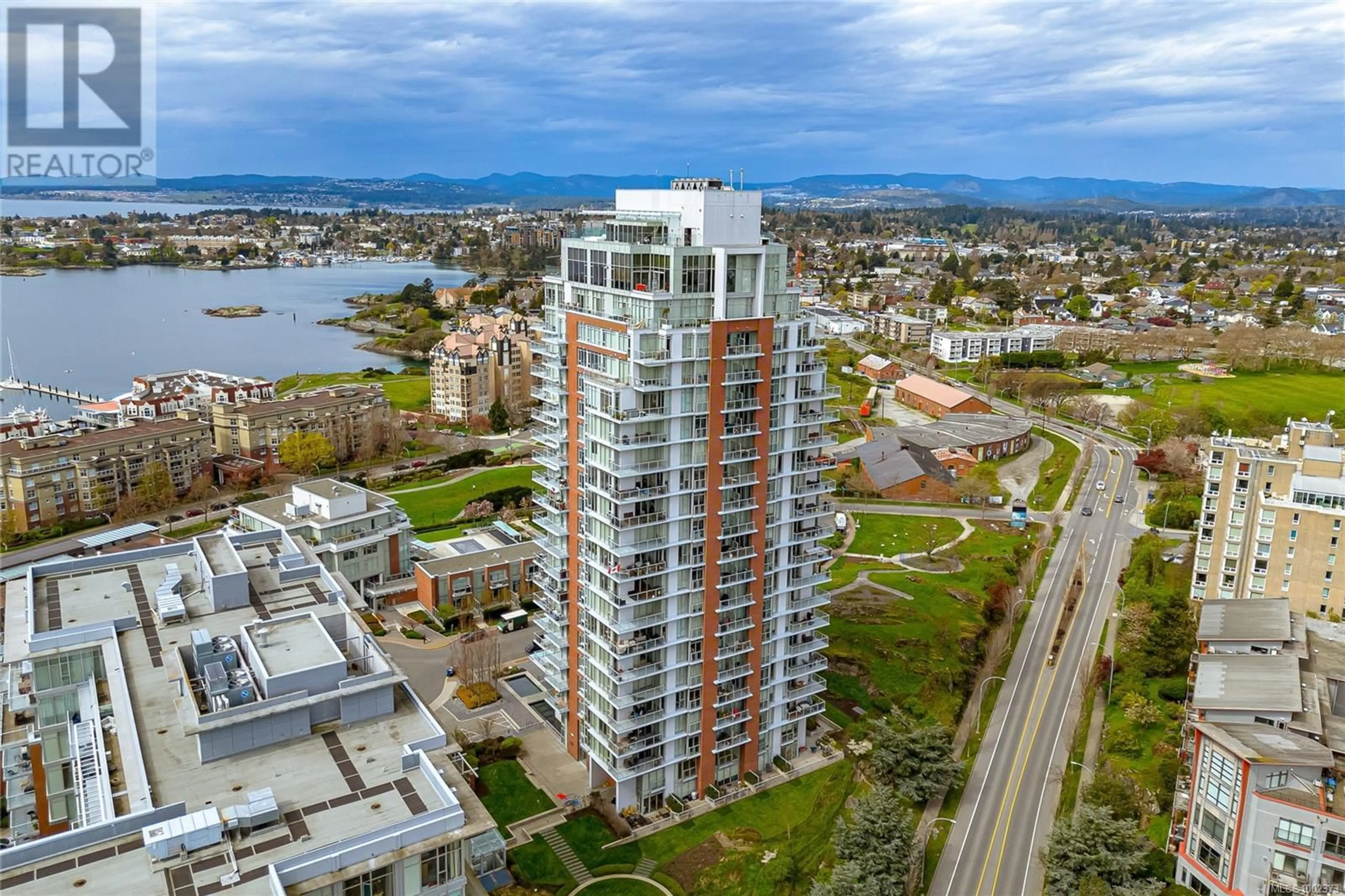 A pic from outside/outdoor area/front of a property/back of a property/a pic from drone, water/lake/river/ocean view for 508 - 83 SAGHALIE ROAD, Victoria British Columbia V9A0E7