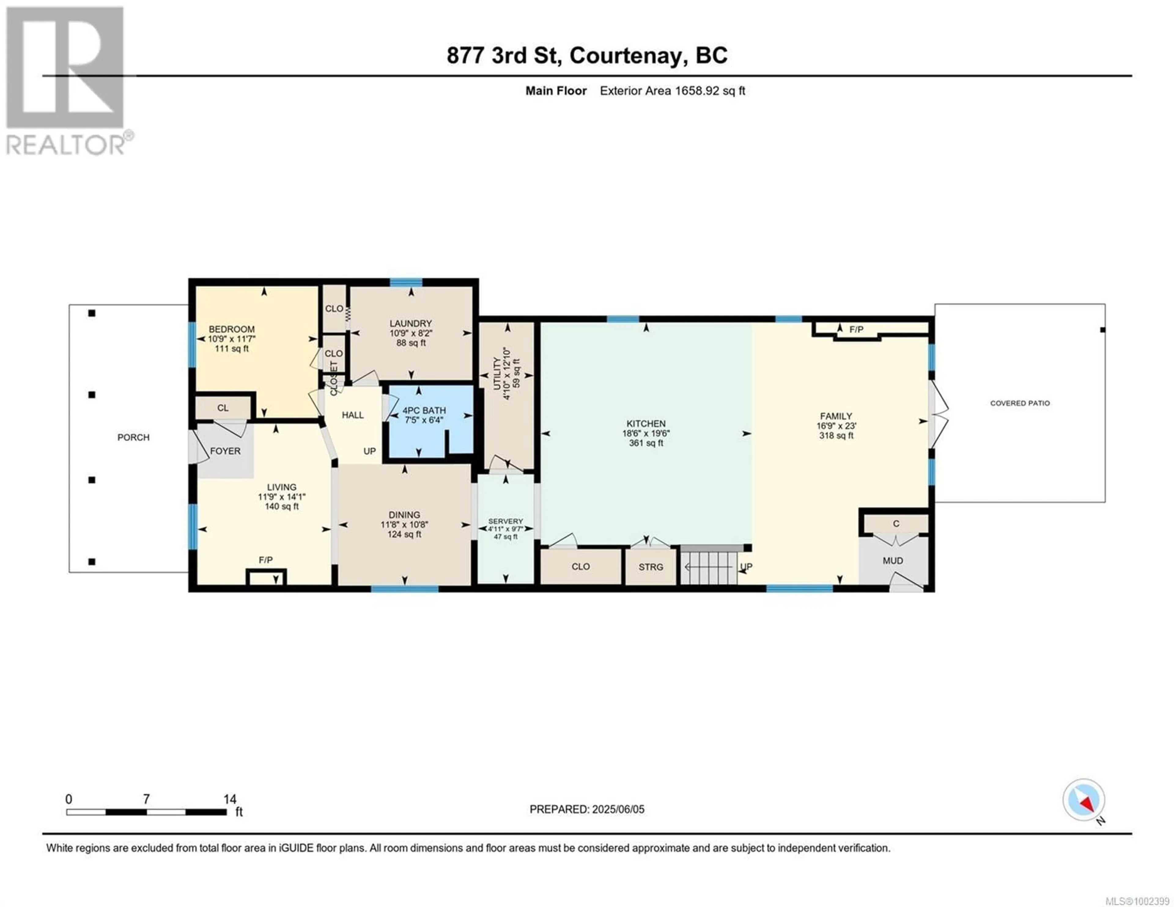 Floor plan for 877 3RD STREET, Courtenay British Columbia V9N1E9