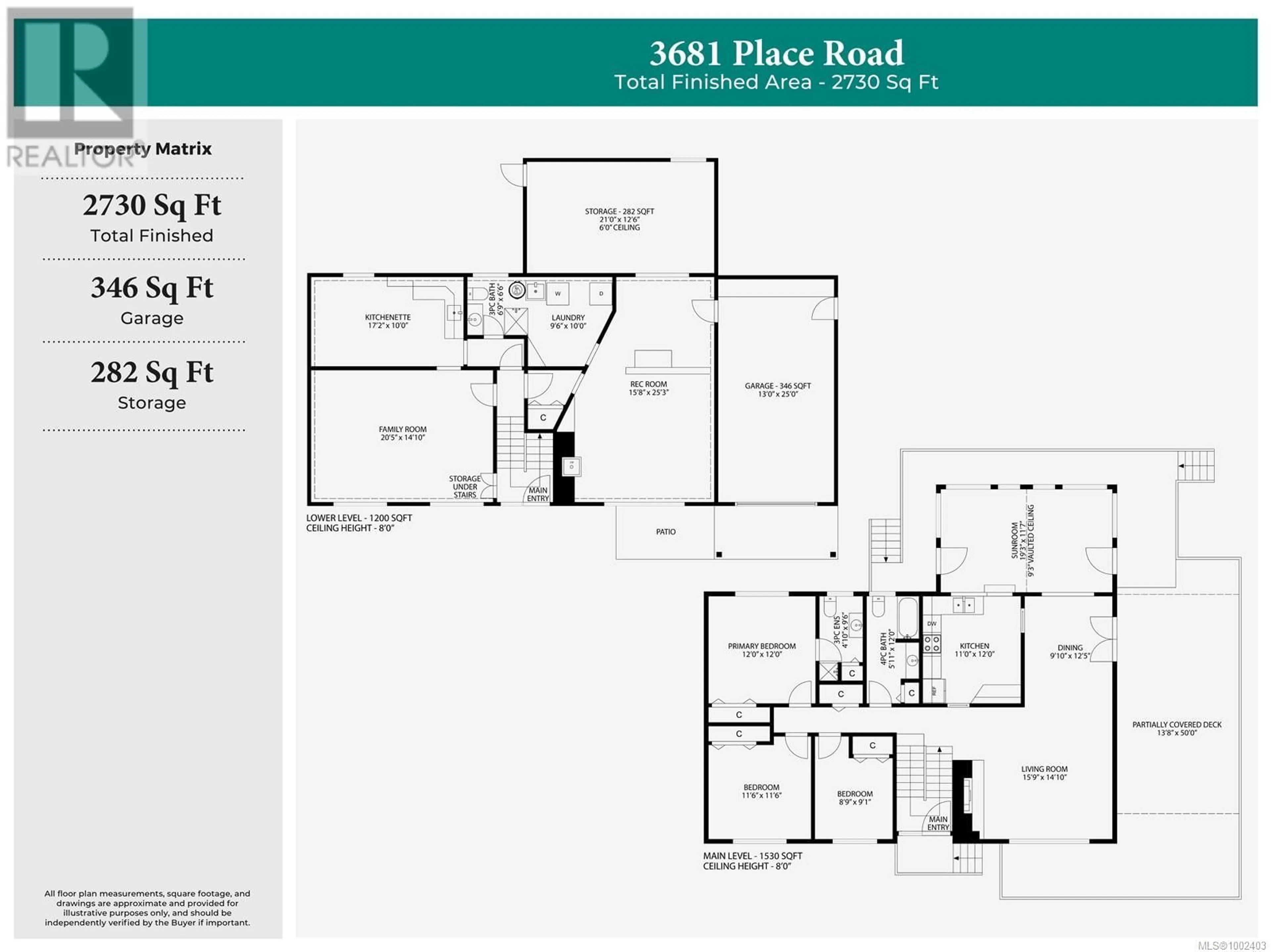 Floor plan for 3681 PLACE ROAD, Nanaimo British Columbia V9T1M9