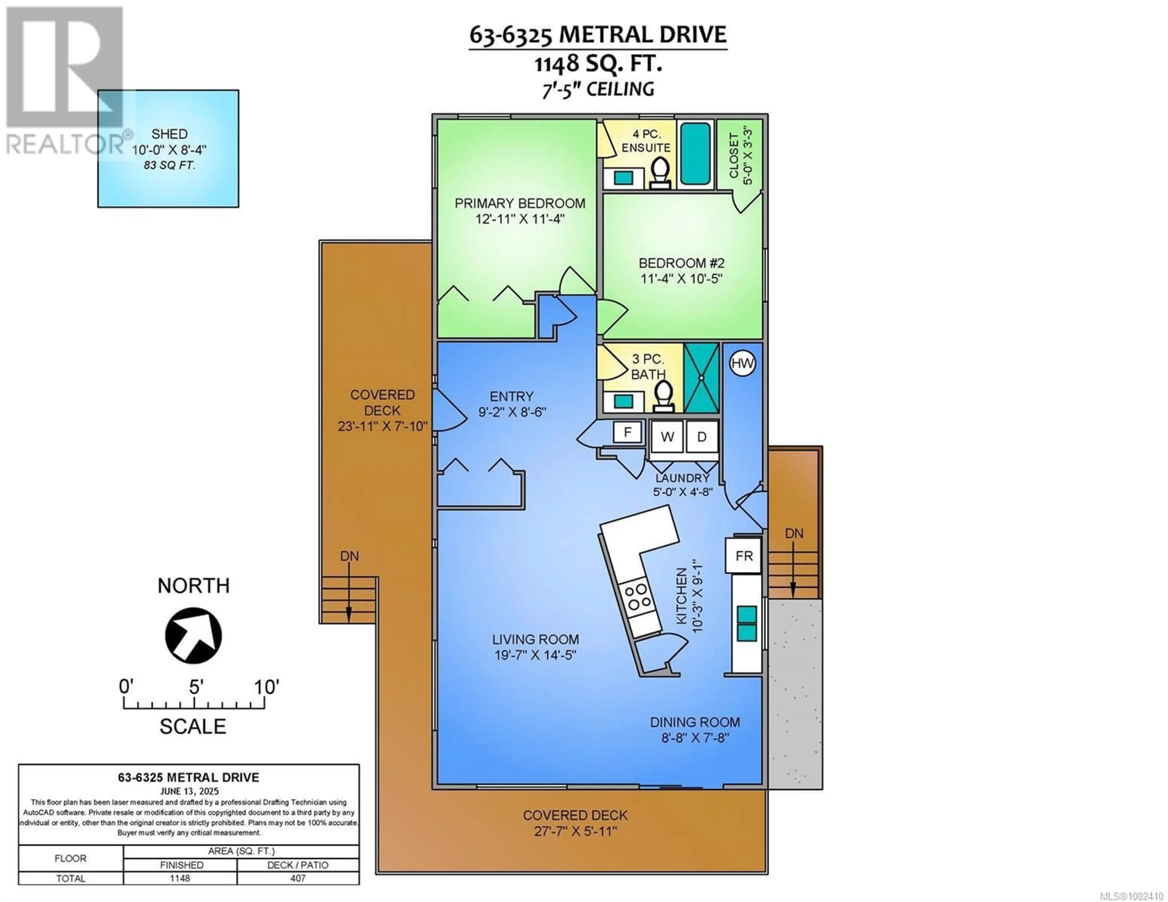Floor plan for 63 - 6325 METRAL DRIVE, Nanaimo British Columbia V9T6P9