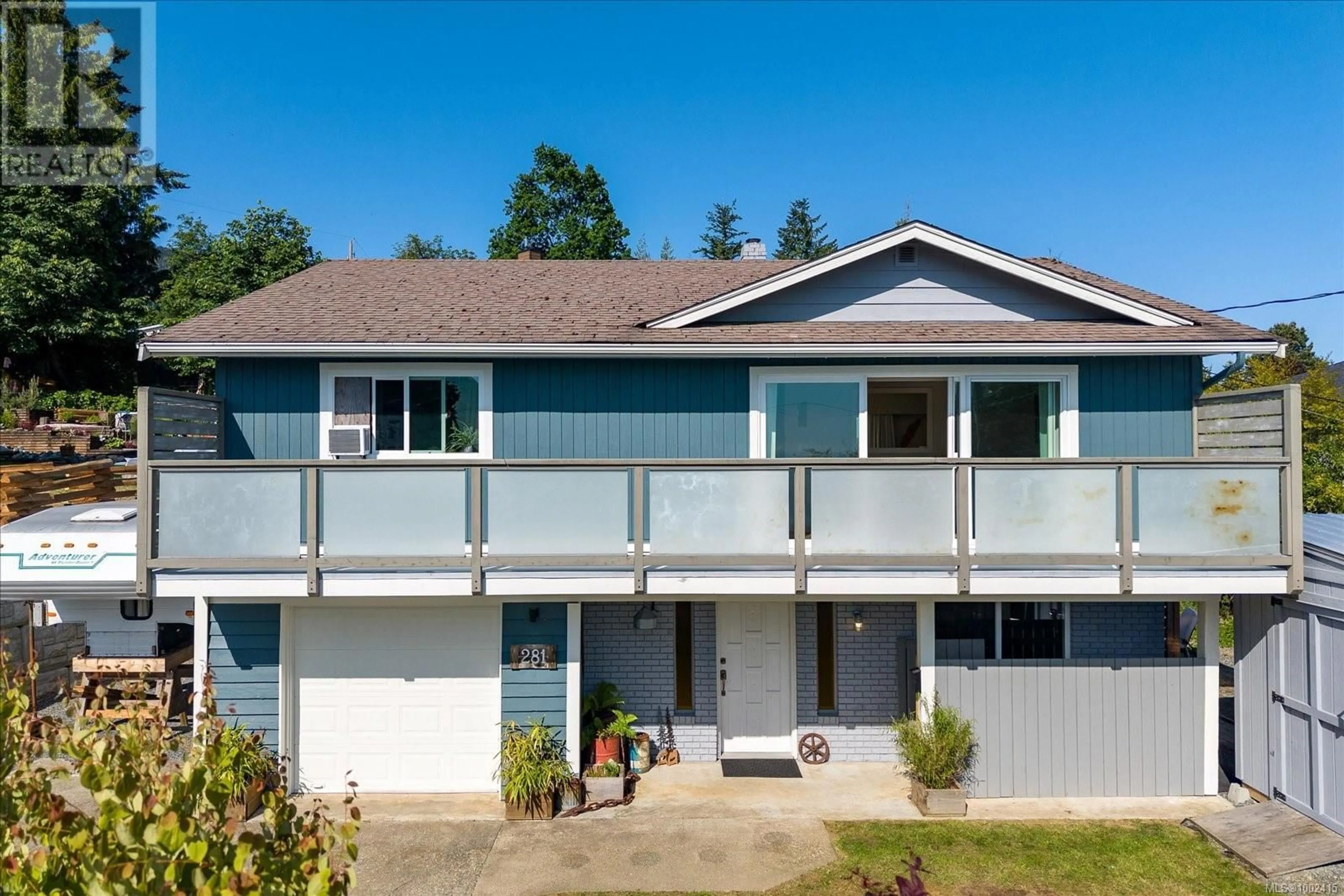 Home with vinyl exterior material, street for 281 TWIGGLY WIGGLY ROAD, Nanaimo British Columbia V9R6S5