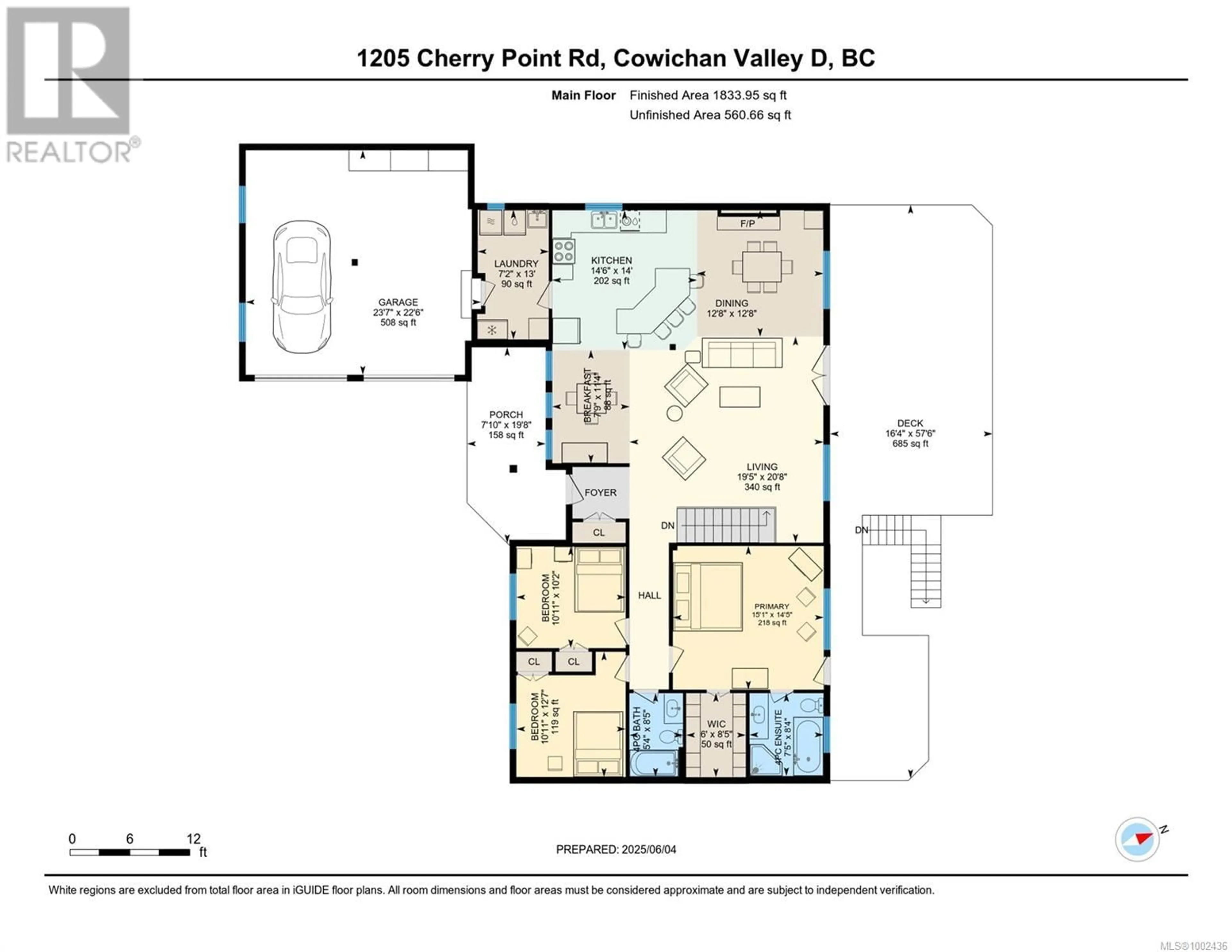 Floor plan for 1205 CHERRY POINT ROAD, Cobble Hill British Columbia V0R1N2