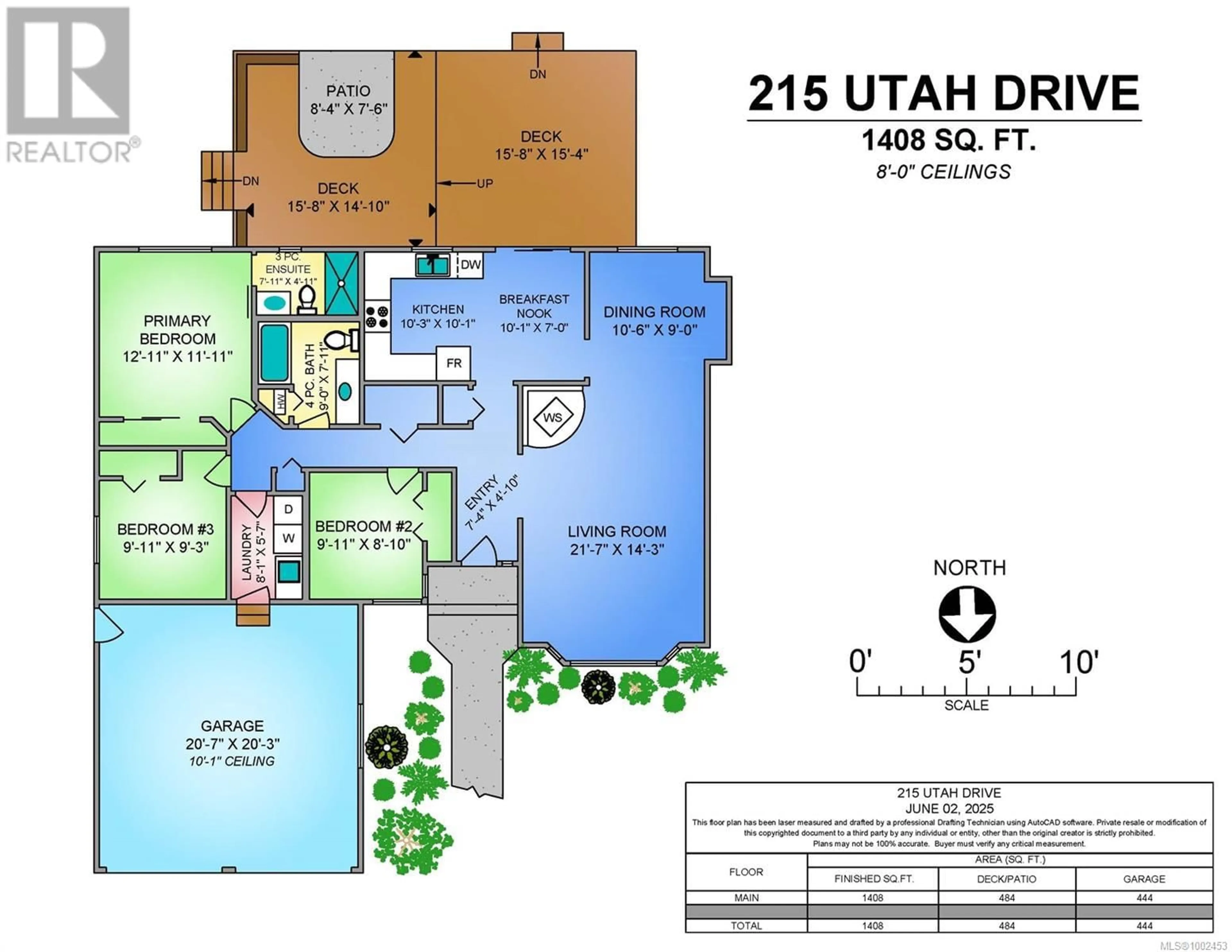 Floor plan for 215 UTAH DRIVE, Campbell River British Columbia V9W7K3