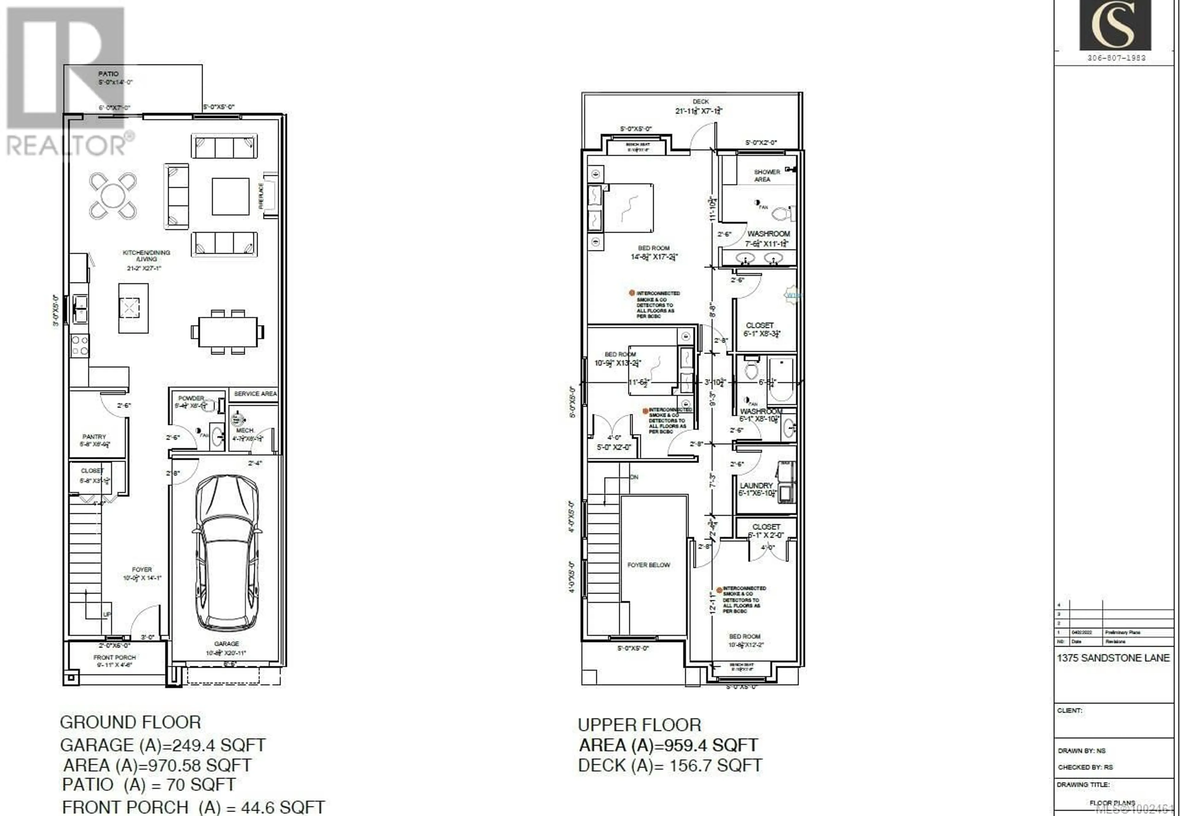 Floor plan for 1375 SANDSTONE LANE, Langford British Columbia V9B7A2