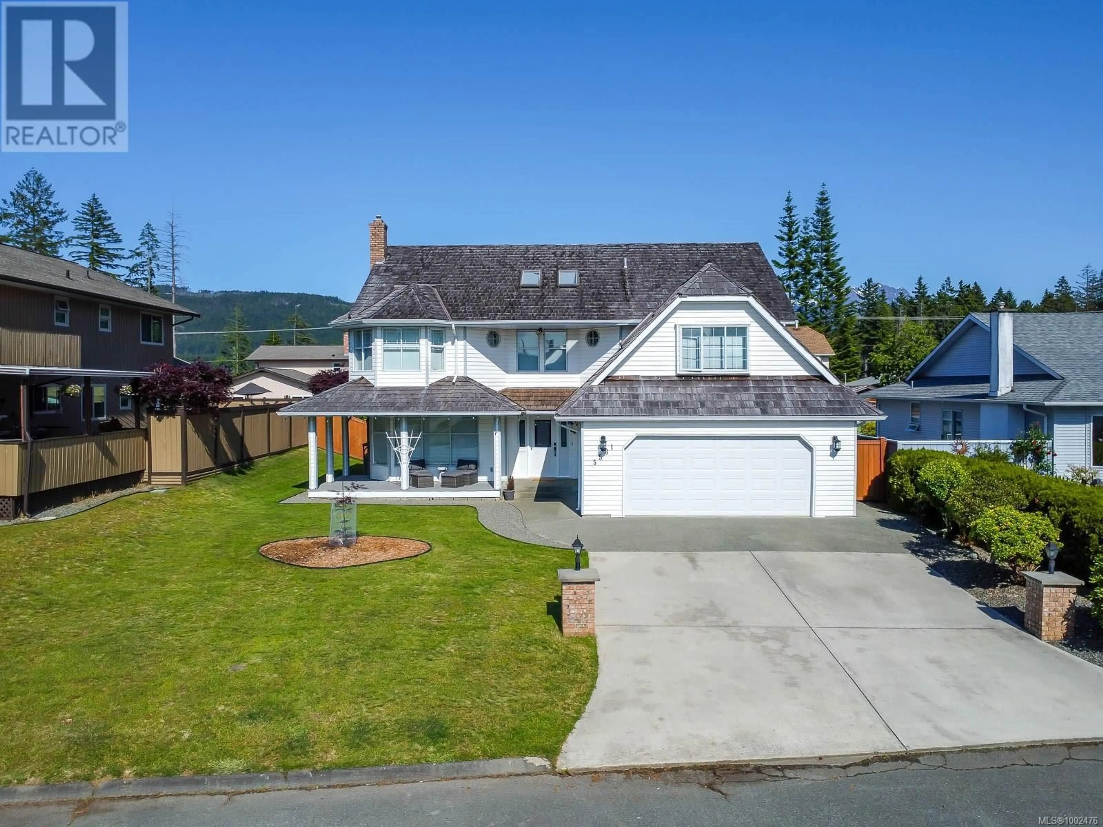 A pic from outside/outdoor area/front of a property/back of a property/a pic from drone, unknown for 5561 HASLAM DRIVE, Port Alberni British Columbia V9Y7Y7
