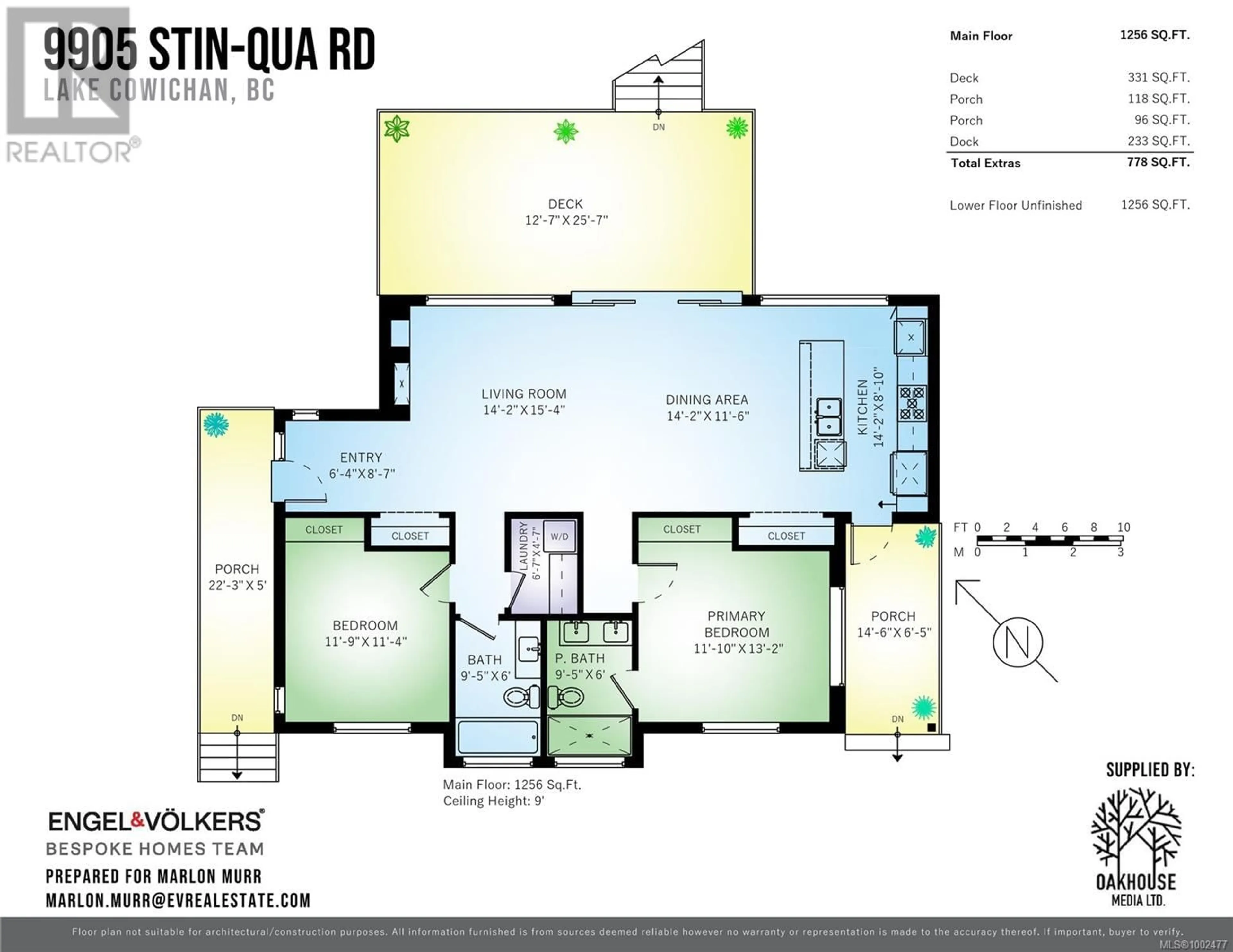 Floor plan for 9905 STIN-QUA ROAD, Honeymoon Bay British Columbia V0R1Y0