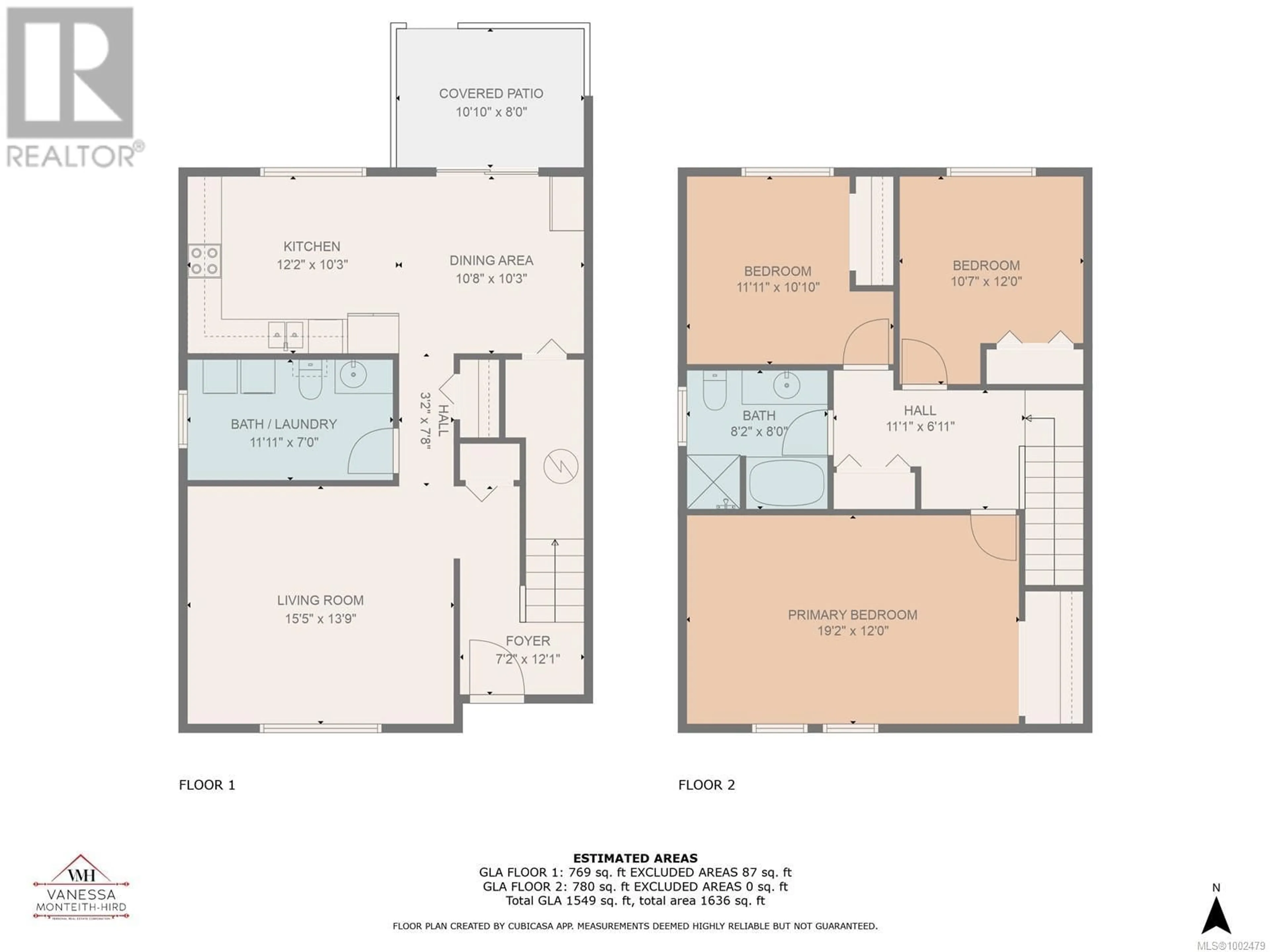 Floor plan for 1 - 768 ROBRON ROAD, Campbell River British Columbia V9W7Y9