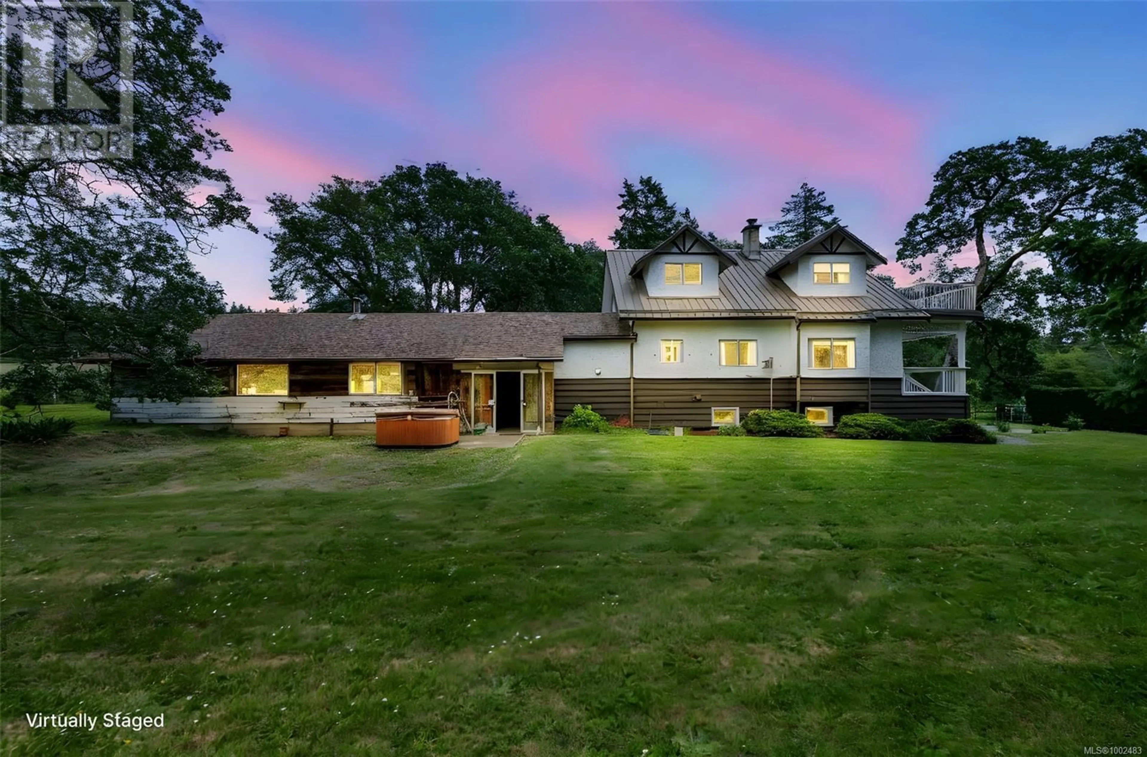 A pic from outside/outdoor area/front of a property/back of a property/a pic from drone, unknown for 2375 TOWNEND ROAD, Duncan British Columbia V9L4L4
