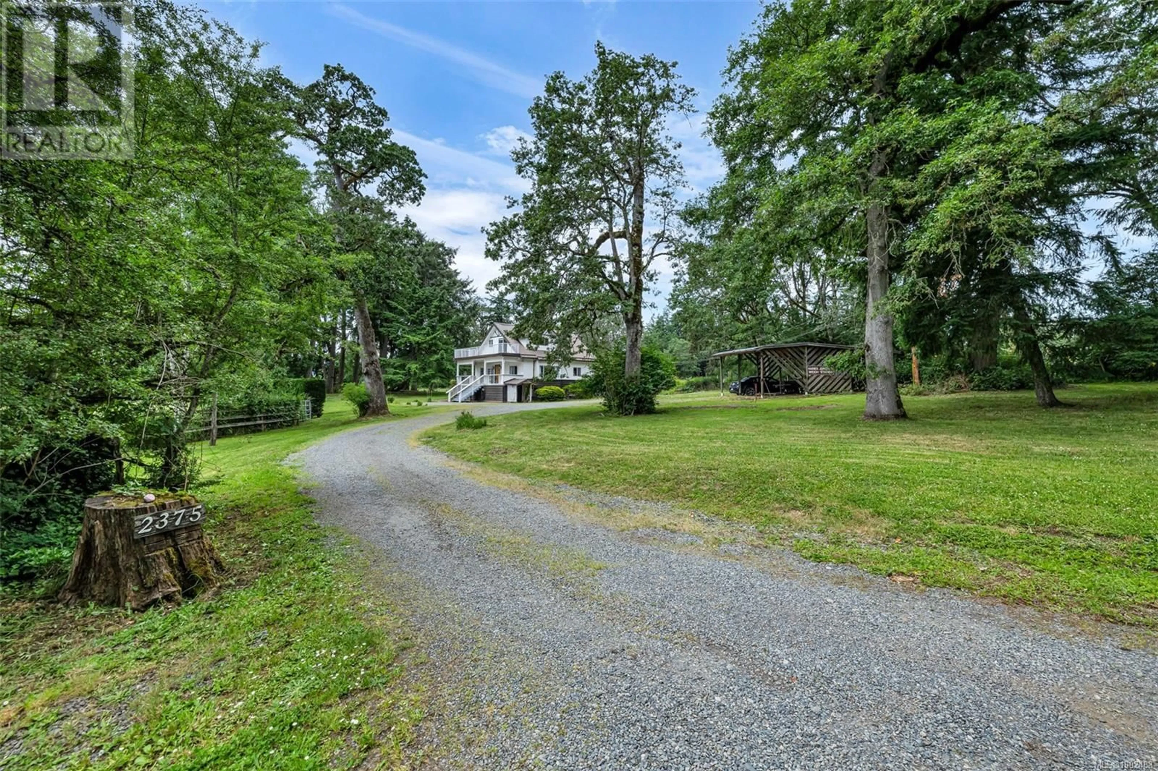 A pic from outside/outdoor area/front of a property/back of a property/a pic from drone, unknown for 2375 TOWNEND ROAD, Duncan British Columbia V9L4L4