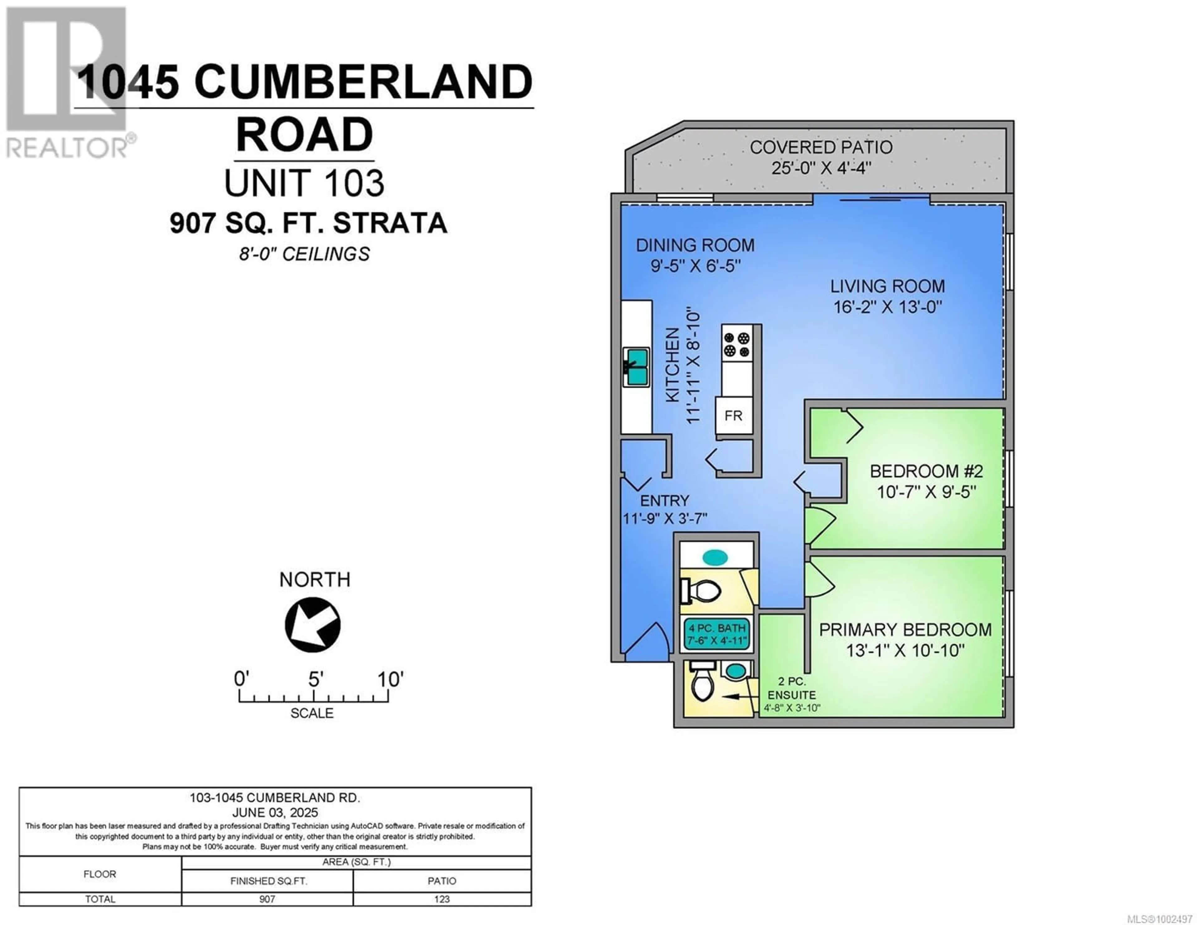 Floor plan for 103 - 1045 CUMBERLAND ROAD, Courtenay British Columbia V9N2E7