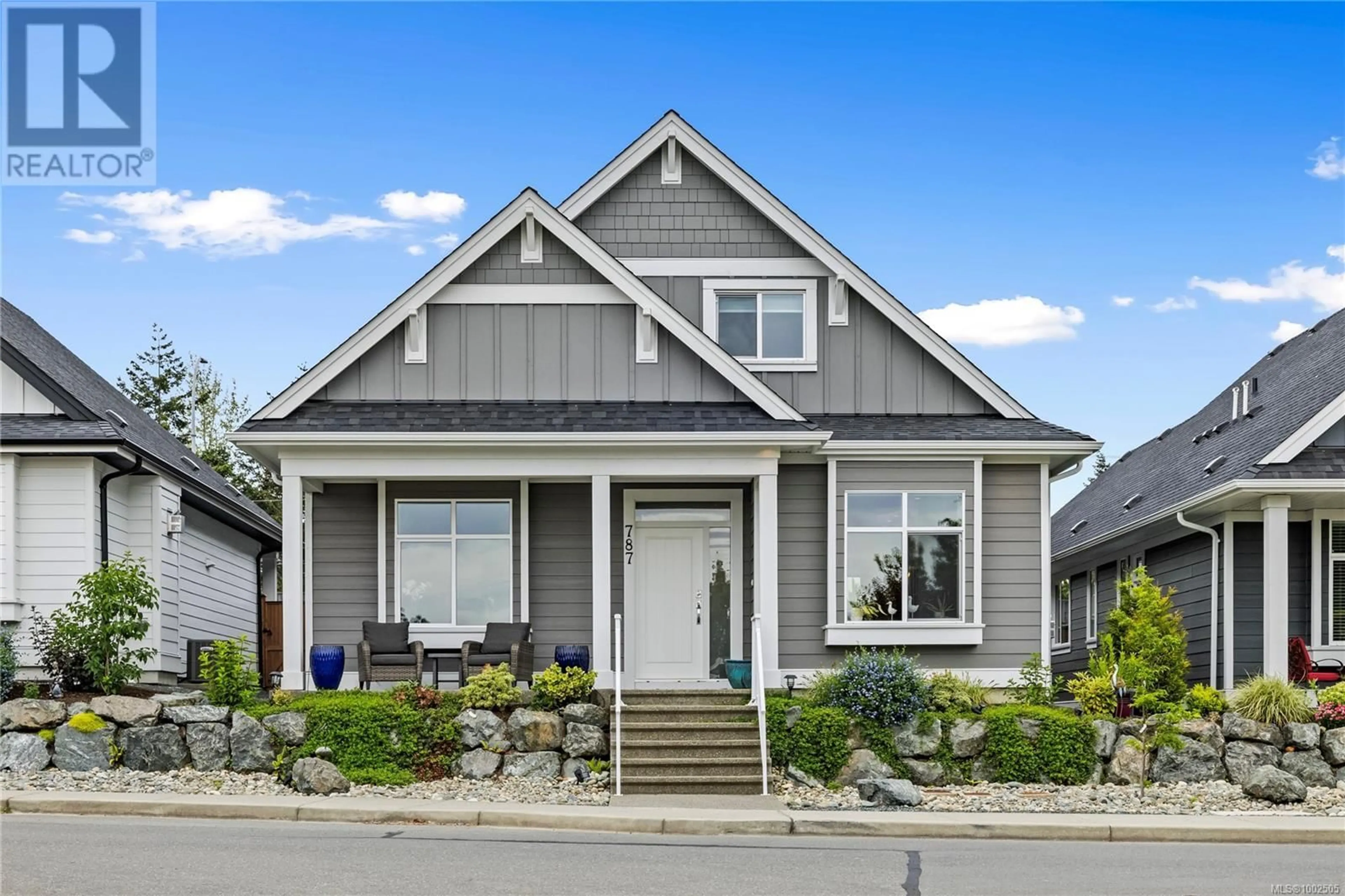 Home with vinyl exterior material, street for 787 BRIARWOOD DRIVE, Parksville British Columbia V9P2P9