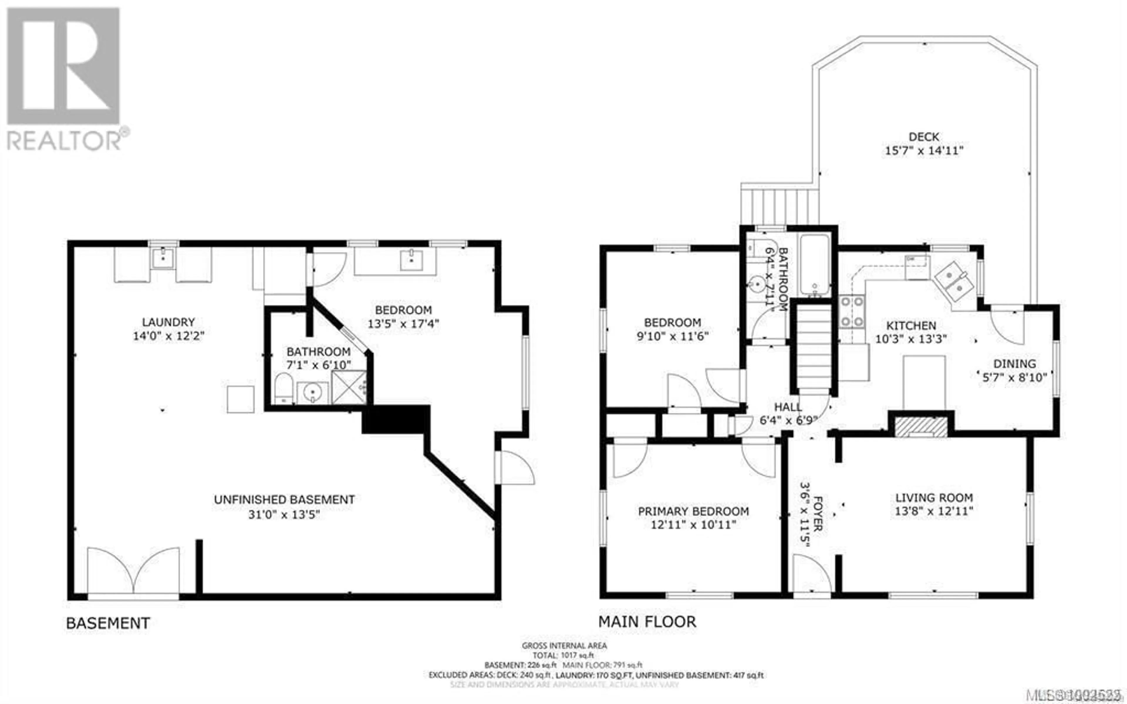 Floor plan for 3358 COOK STREET, Saanich British Columbia V8X1A8