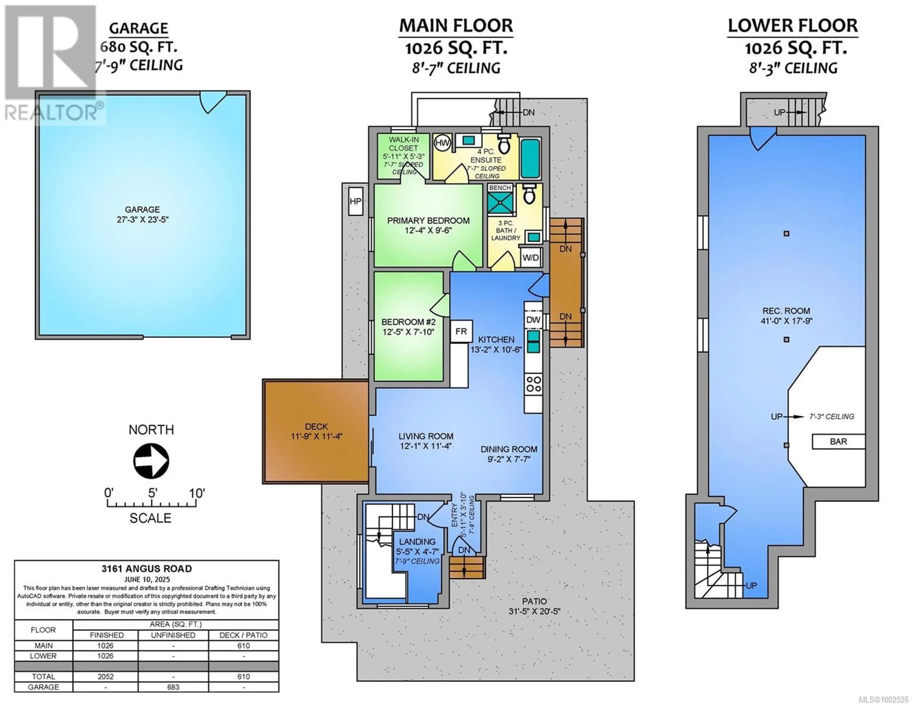 Floor plan for 3161 ANGUS ROAD, Cassidy British Columbia V0R1H0