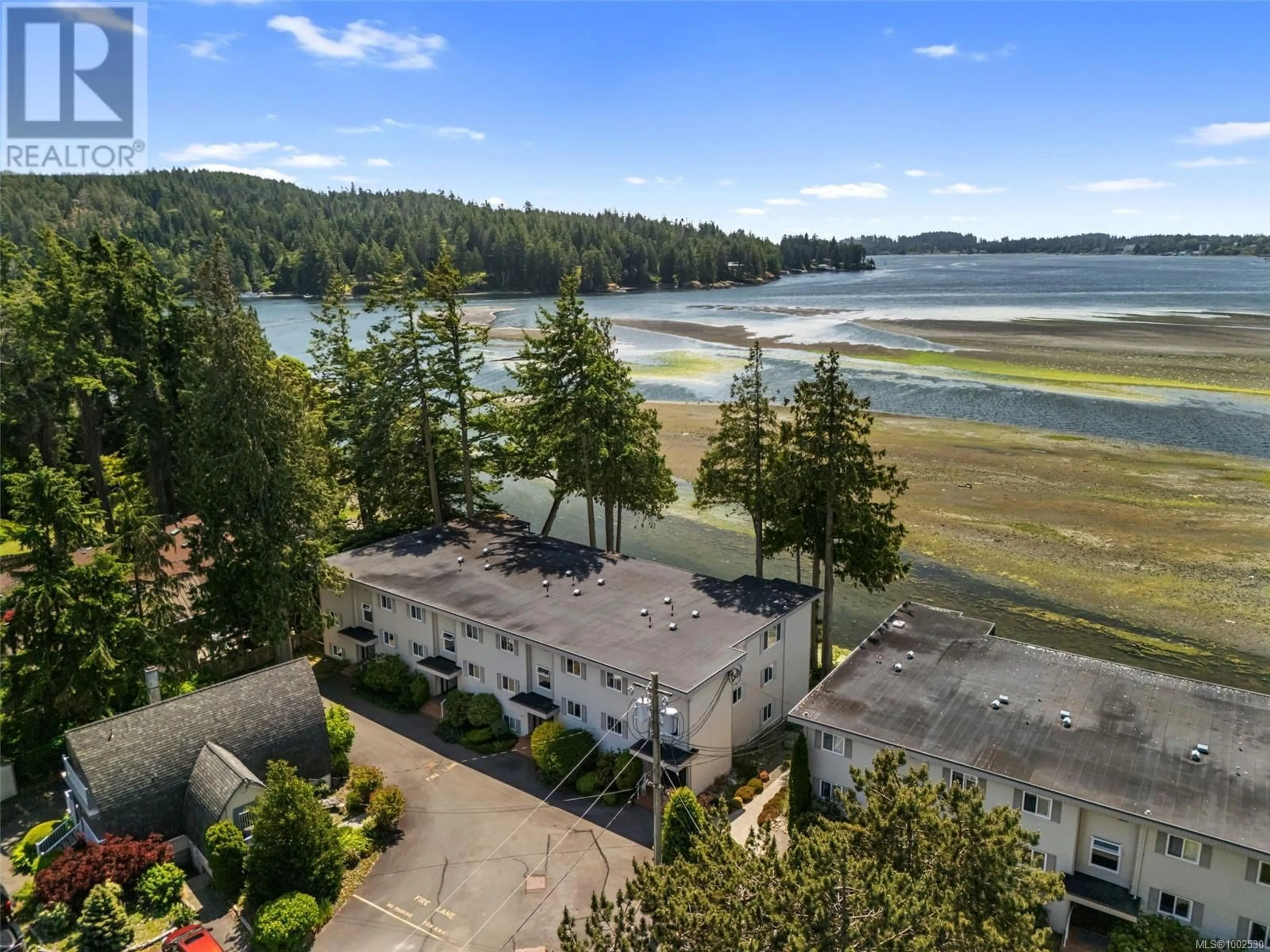 A pic from outside/outdoor area/front of a property/back of a property/a pic from drone, water/lake/river/ocean view for 10 - 1976 GLENIDLE ROAD, Sooke British Columbia V9Z0B1