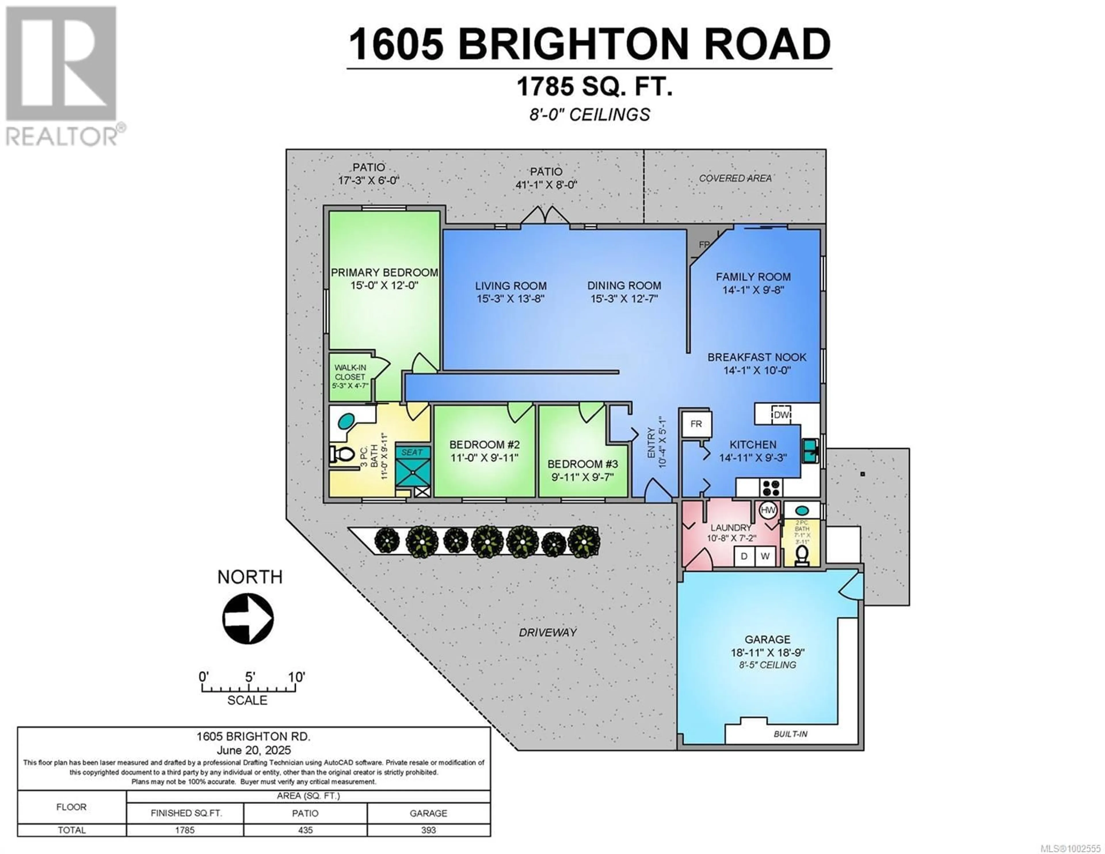 Floor plan for 1605 BRIGHTON ROAD, Comox British Columbia V9M3L7
