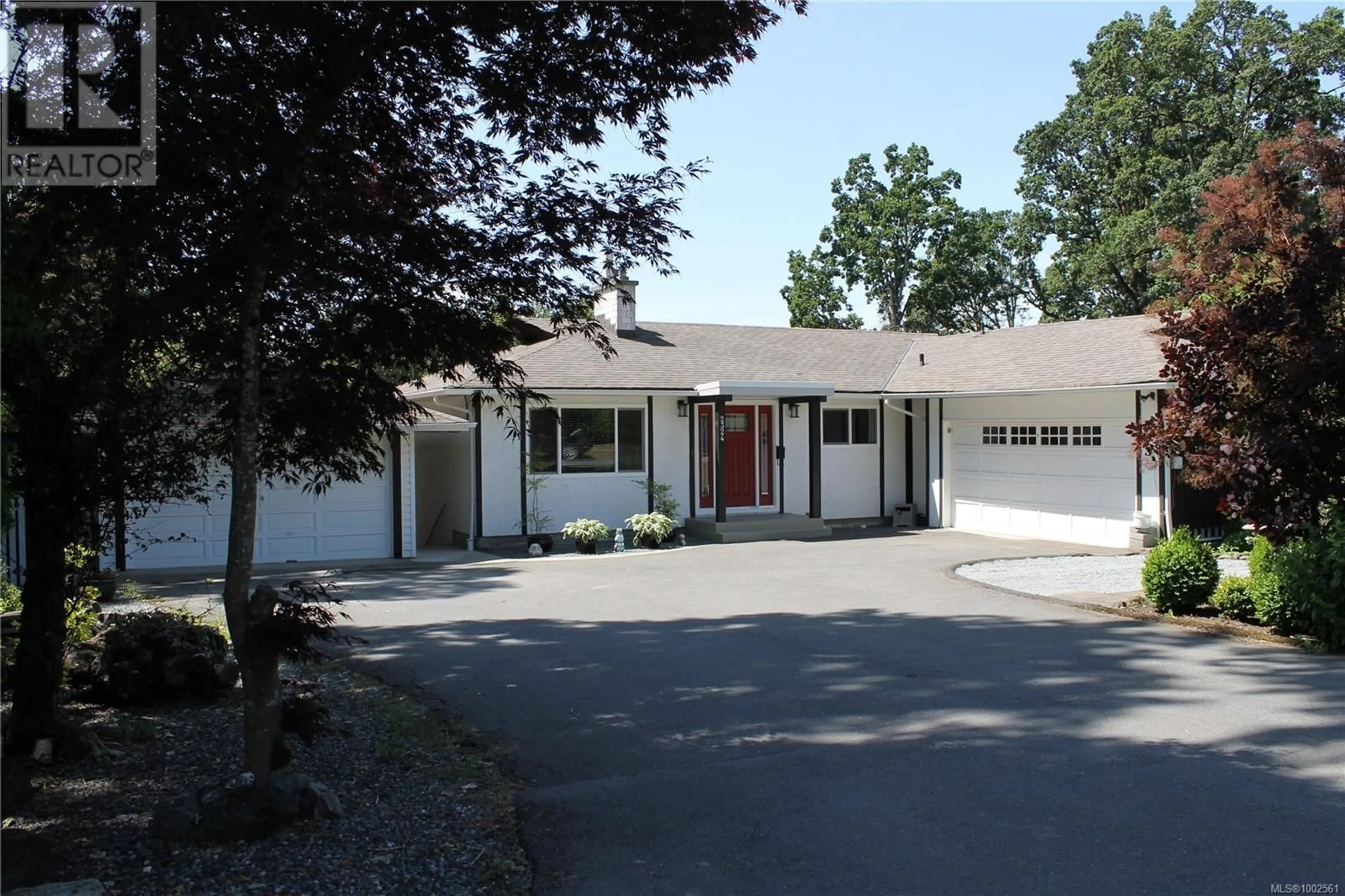 Home with vinyl exterior material, street for 2324 SEINE ROAD, Duncan British Columbia V9L3B1