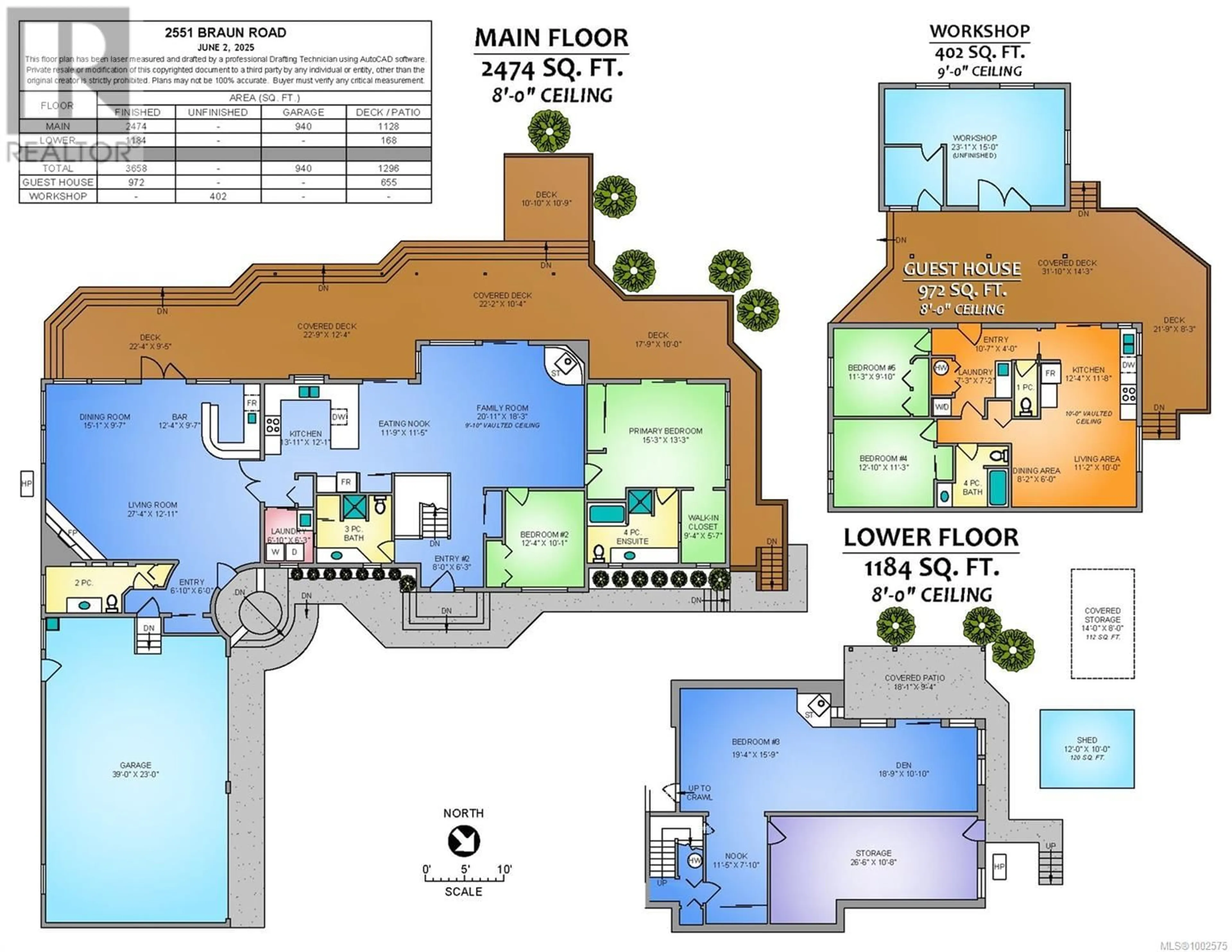 Floor plan for 2551 BRAUN ROAD, Nanaimo British Columbia V9X1W5