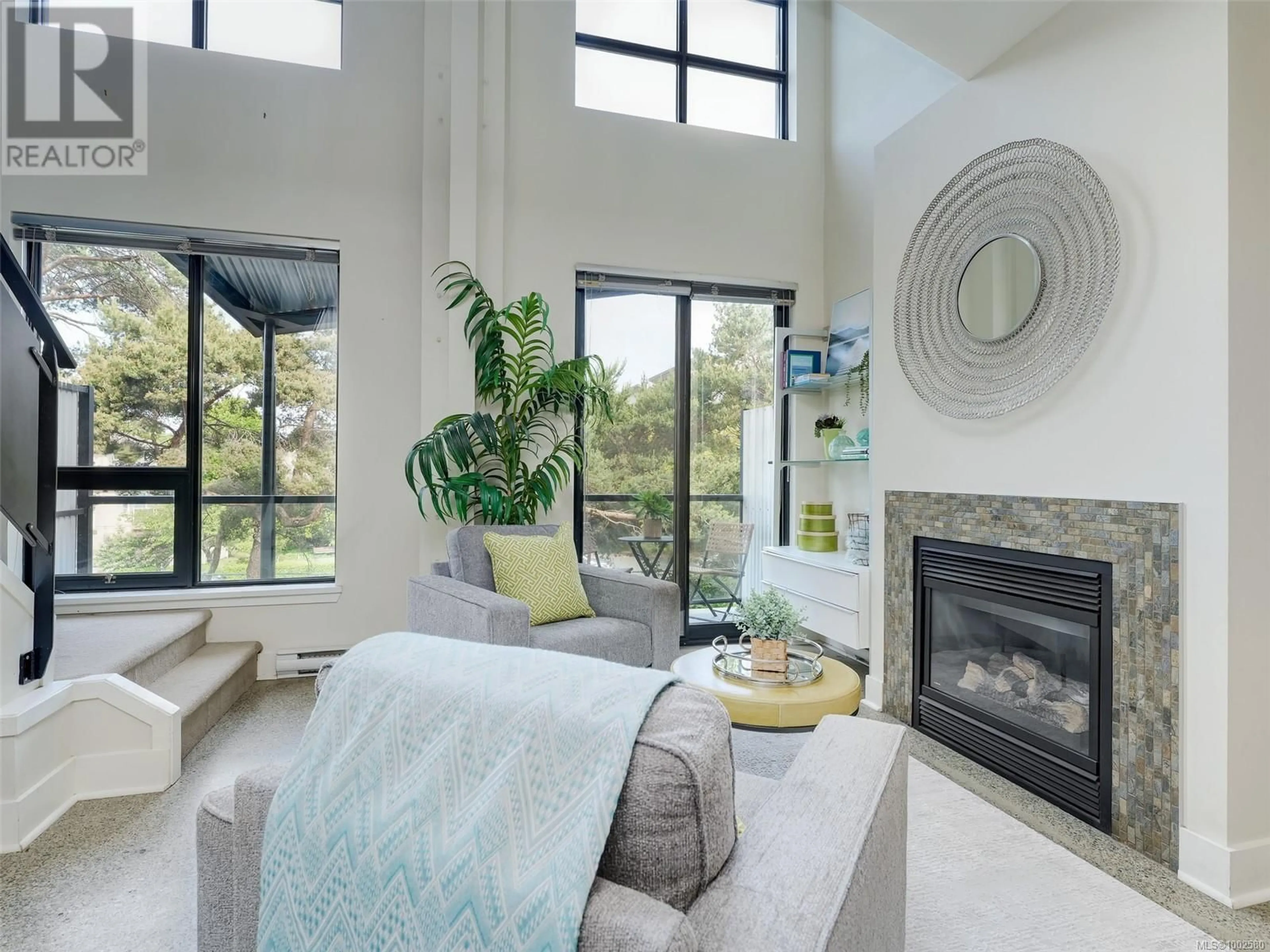 Living room with furniture, ceramic/tile floor for 214 - 400 SITKUM ROAD, Victoria British Columbia V9A7G6