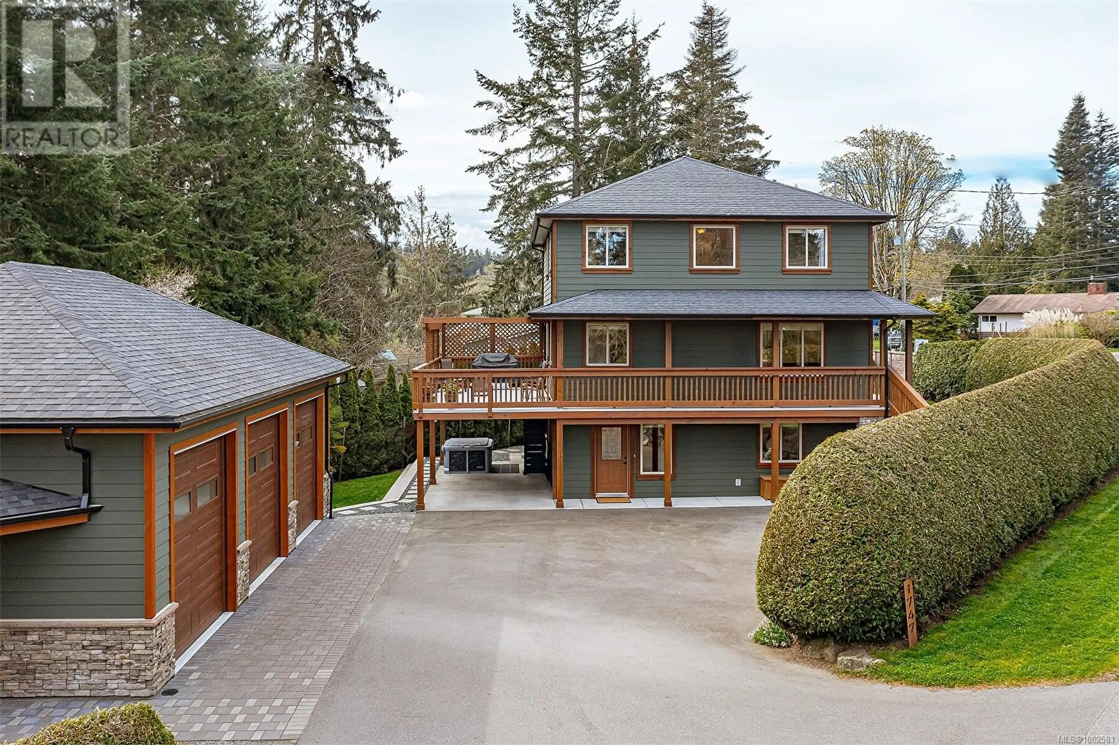 A pic from outside/outdoor area/front of a property/back of a property/a pic from drone, street for 1747 WHIFFIN SPIT ROAD, Sooke British Columbia V9Z0T9