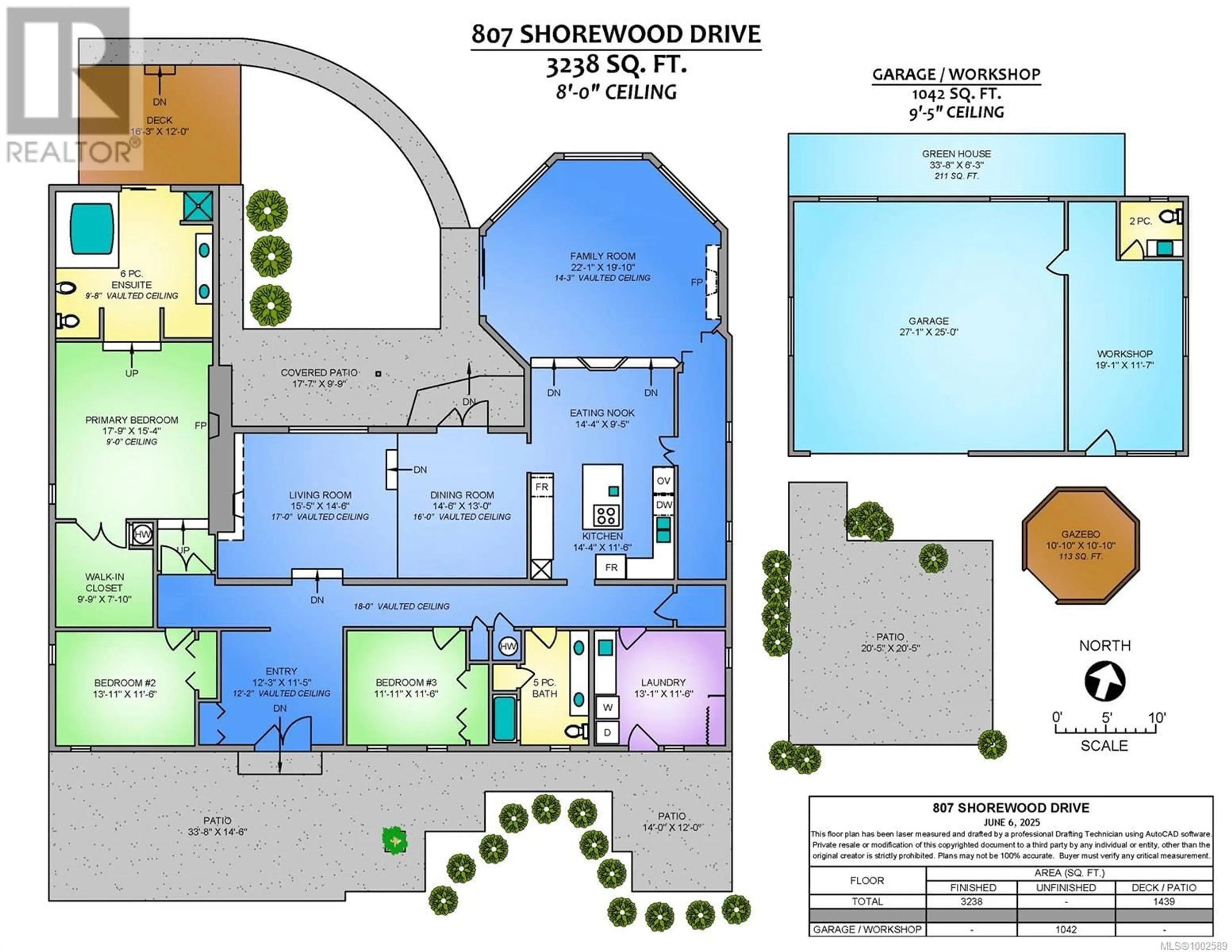Floor plan for 807 SHOREWOOD DRIVE, Parksville British Columbia V9P1S1