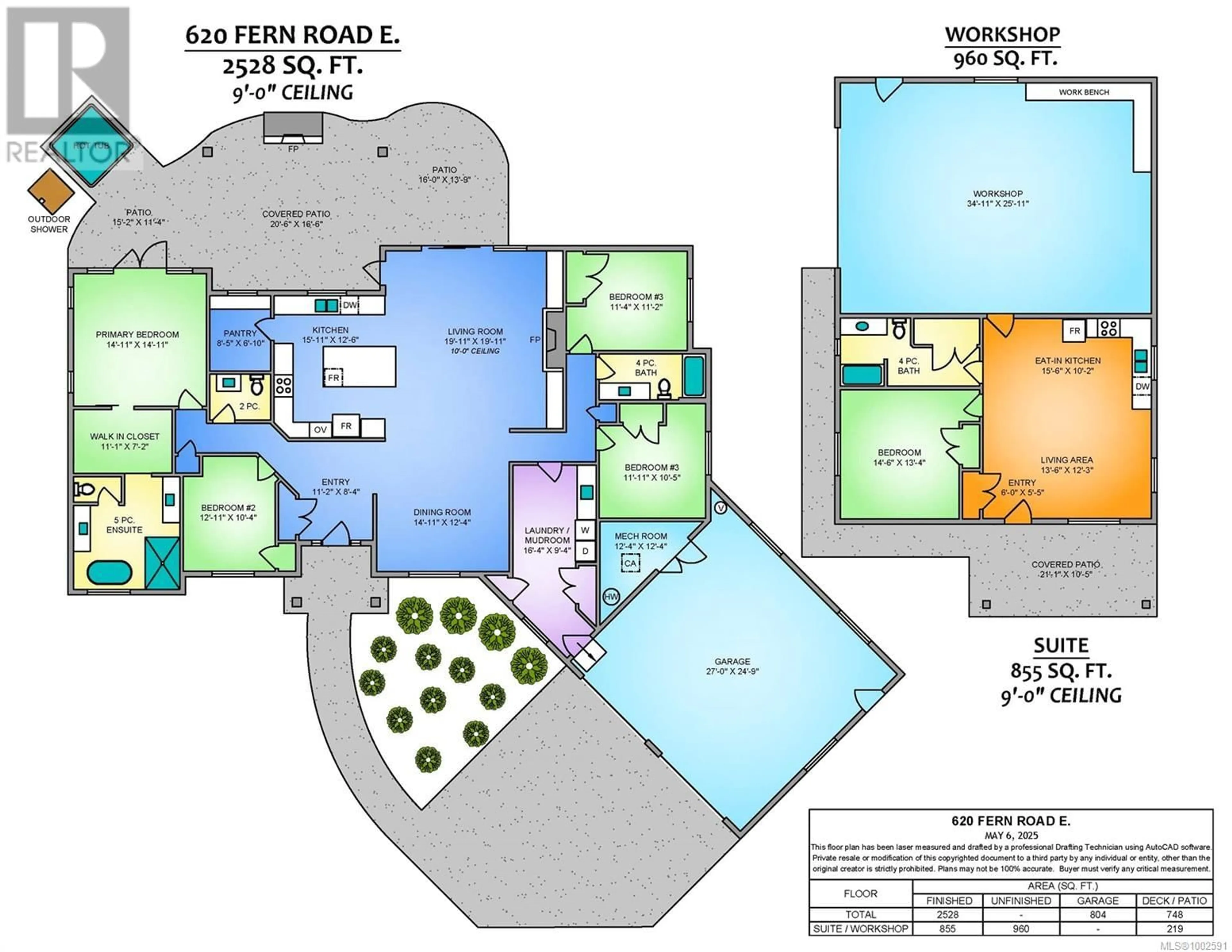 Floor plan for 620 FERN ROAD EAST, Qualicum Beach British Columbia V9K1M4
