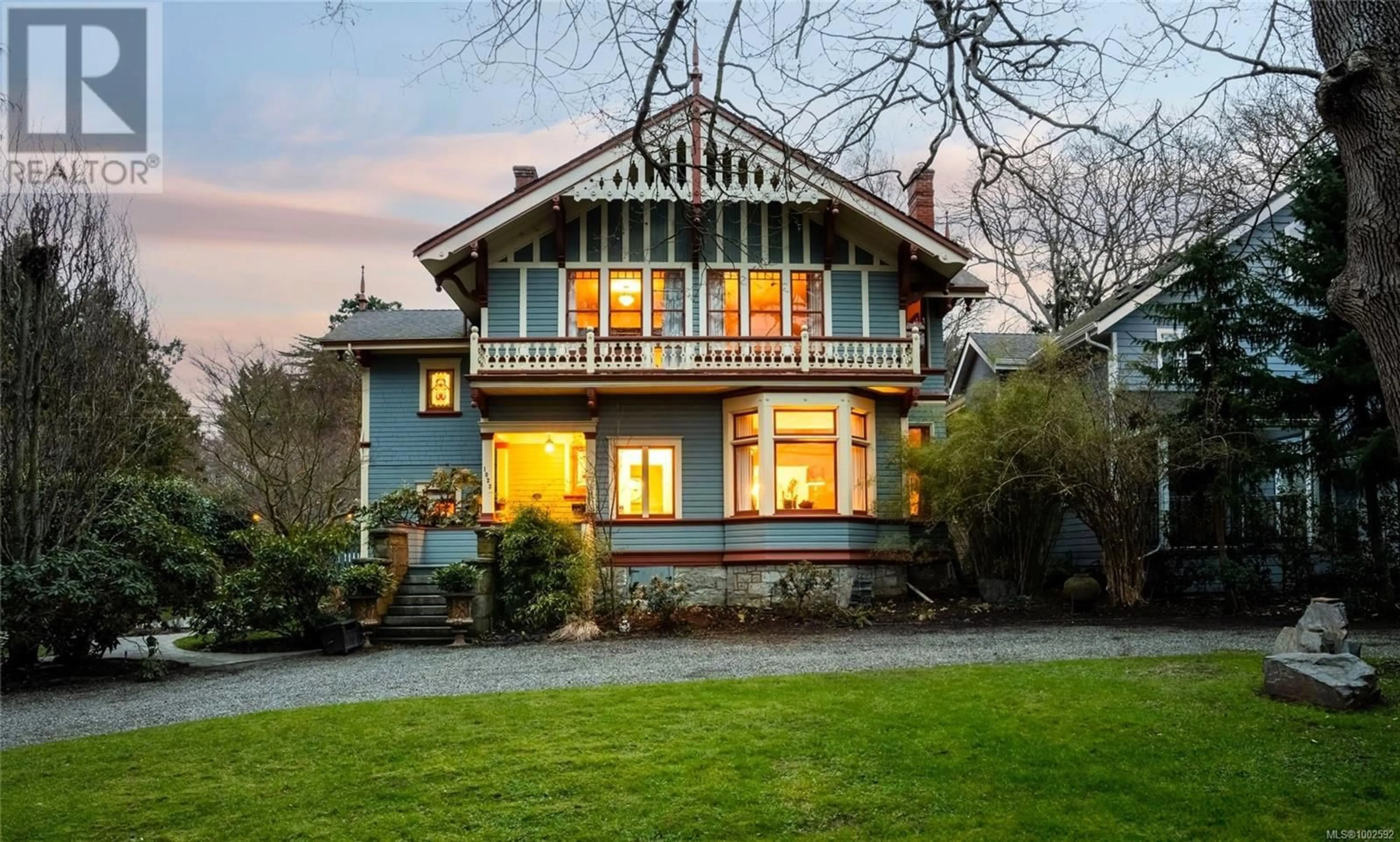 Home with brick exterior material, street for 1023 ST. CHARLES STREET, Victoria British Columbia V8S3P8