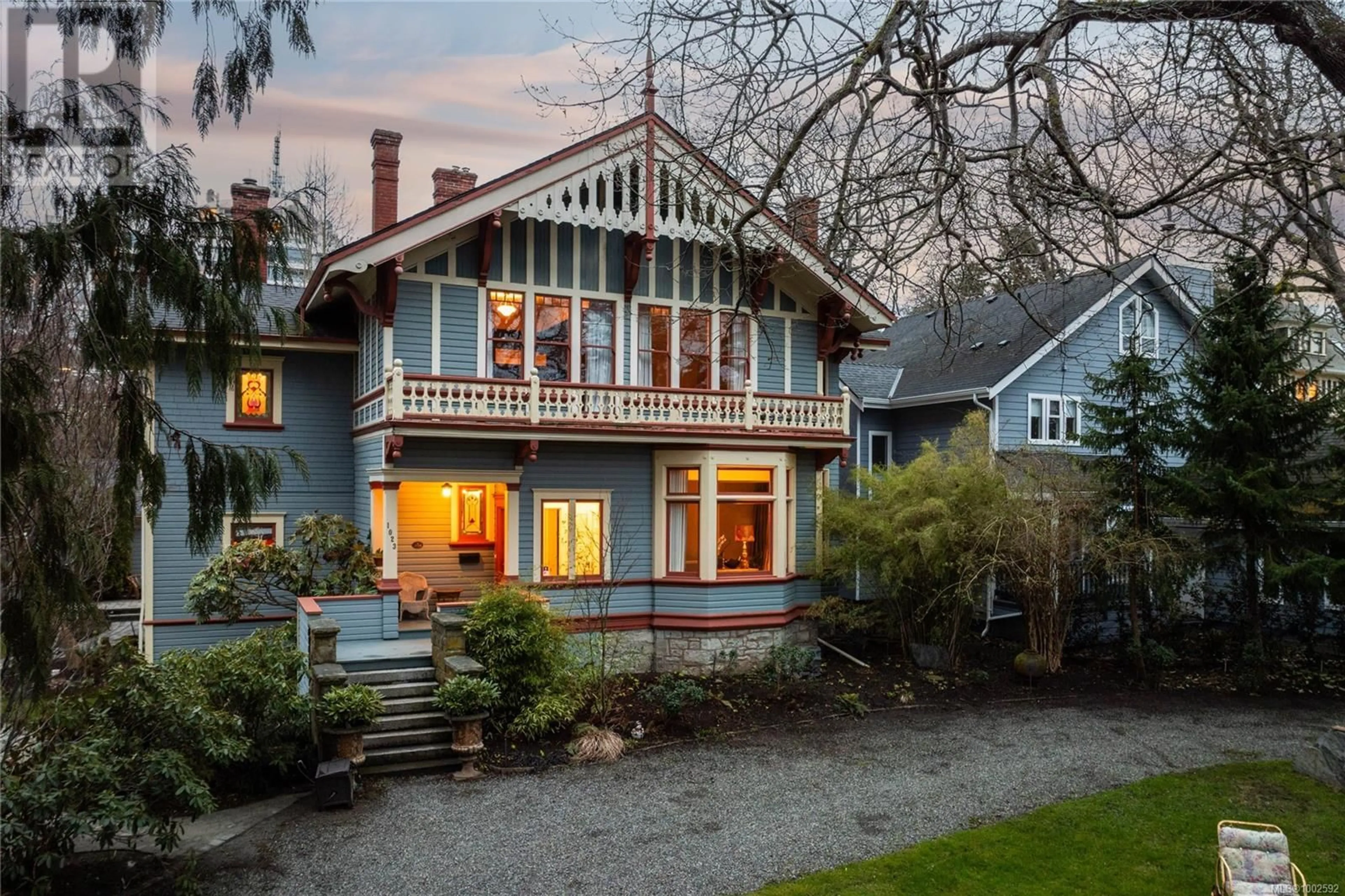 Home with brick exterior material, street for 1023 ST. CHARLES STREET, Victoria British Columbia V8S3P8