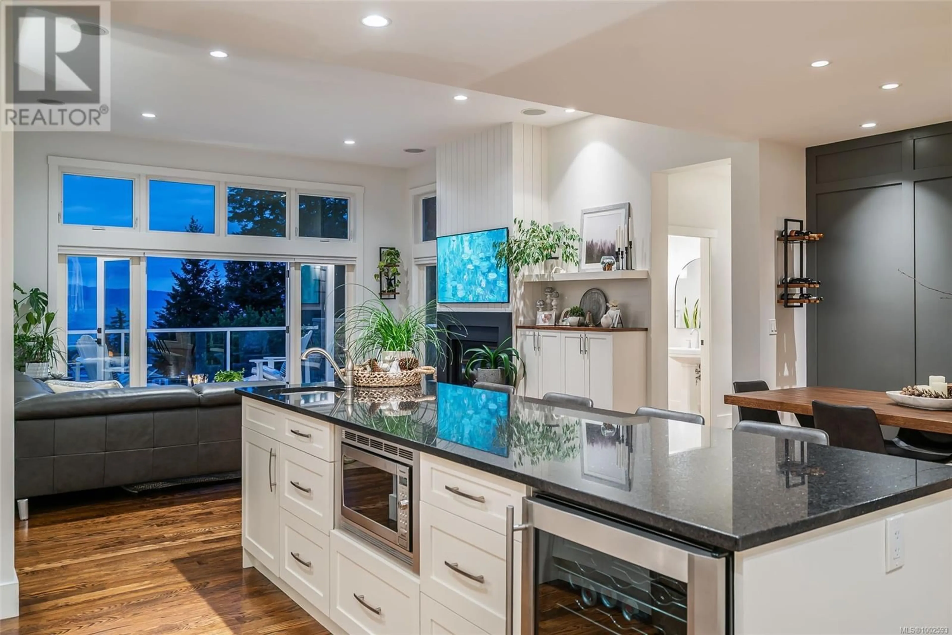 Contemporary kitchen, ceramic/tile floor for 2251 BONNINGTON DRIVE, Nanoose Bay British Columbia V9P9L9