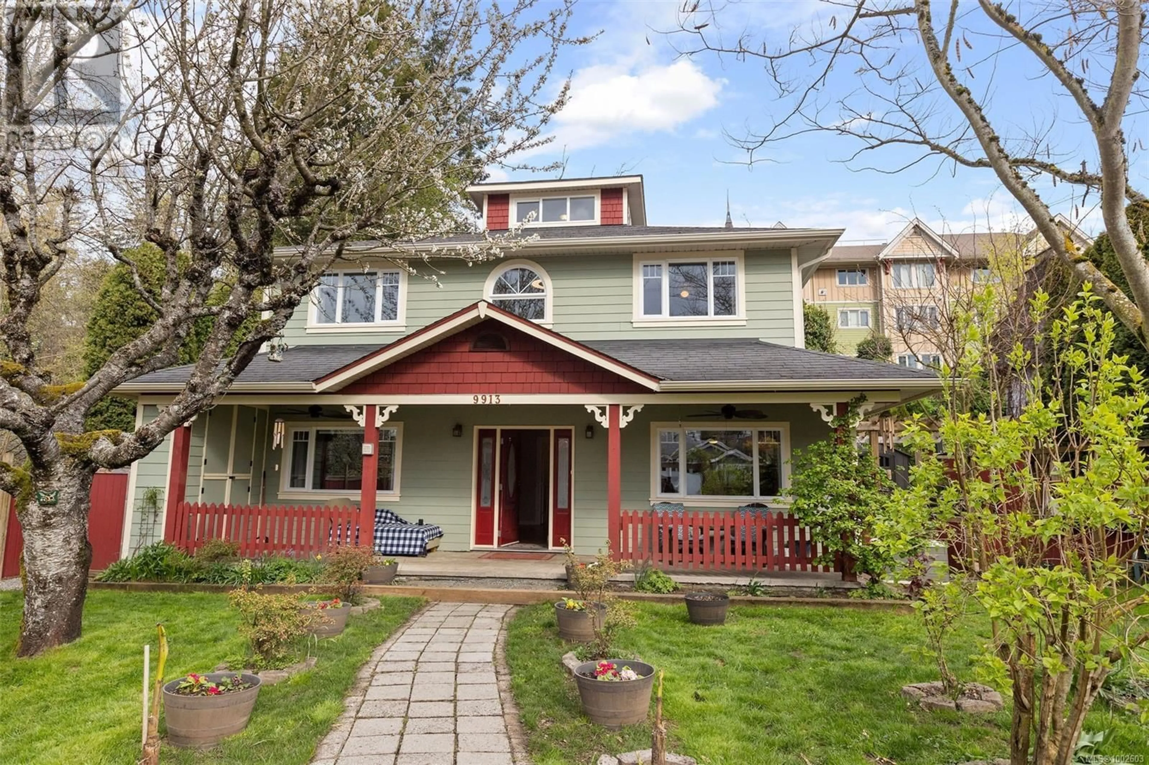 Home with vinyl exterior material, street for 9913 MAPLE STREET, Chemainus British Columbia V0R1K1