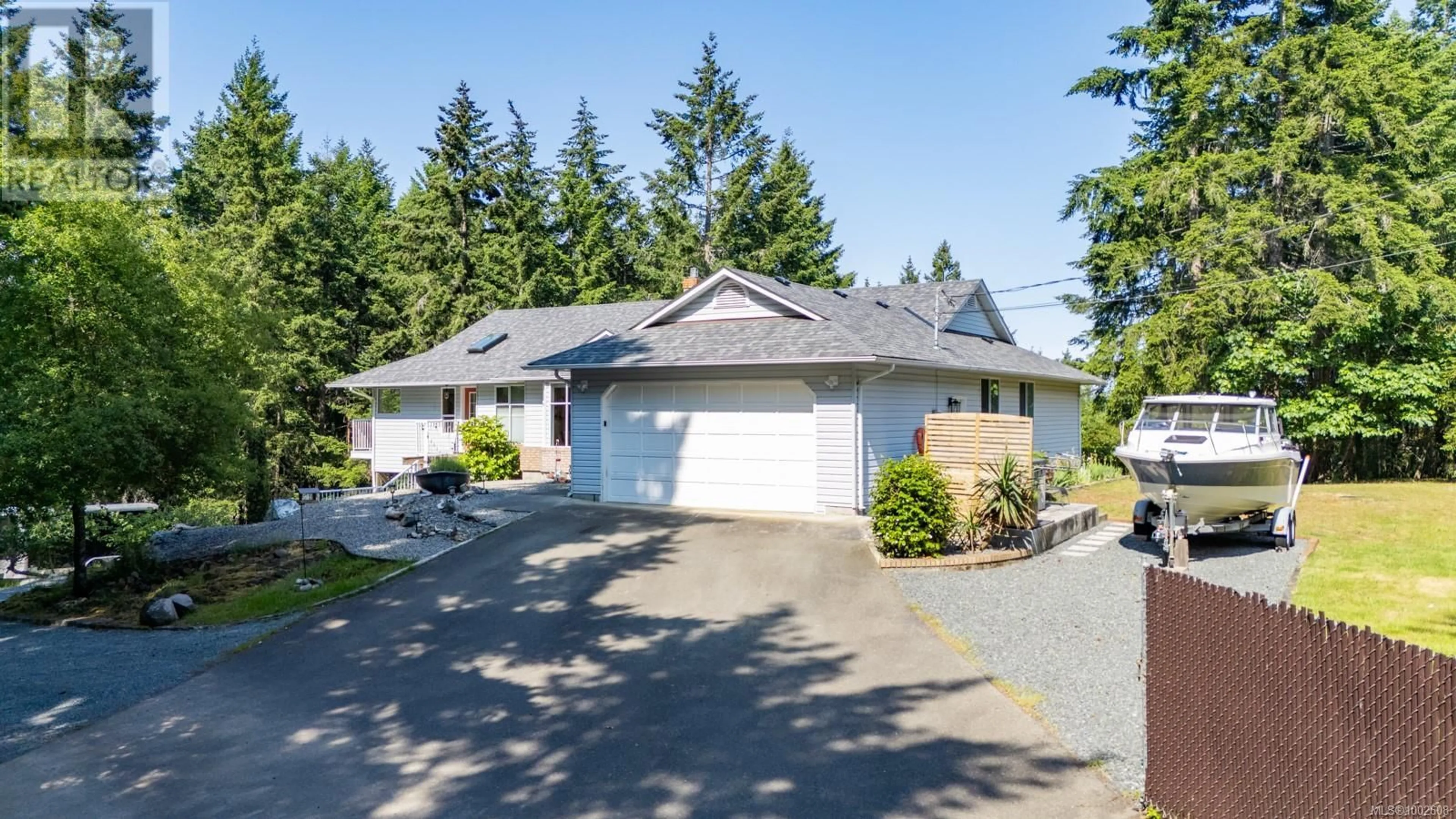 A pic from outside/outdoor area/front of a property/back of a property/a pic from drone, street for 1935 MORELLO ROAD, Nanoose Bay British Columbia V9P9B1