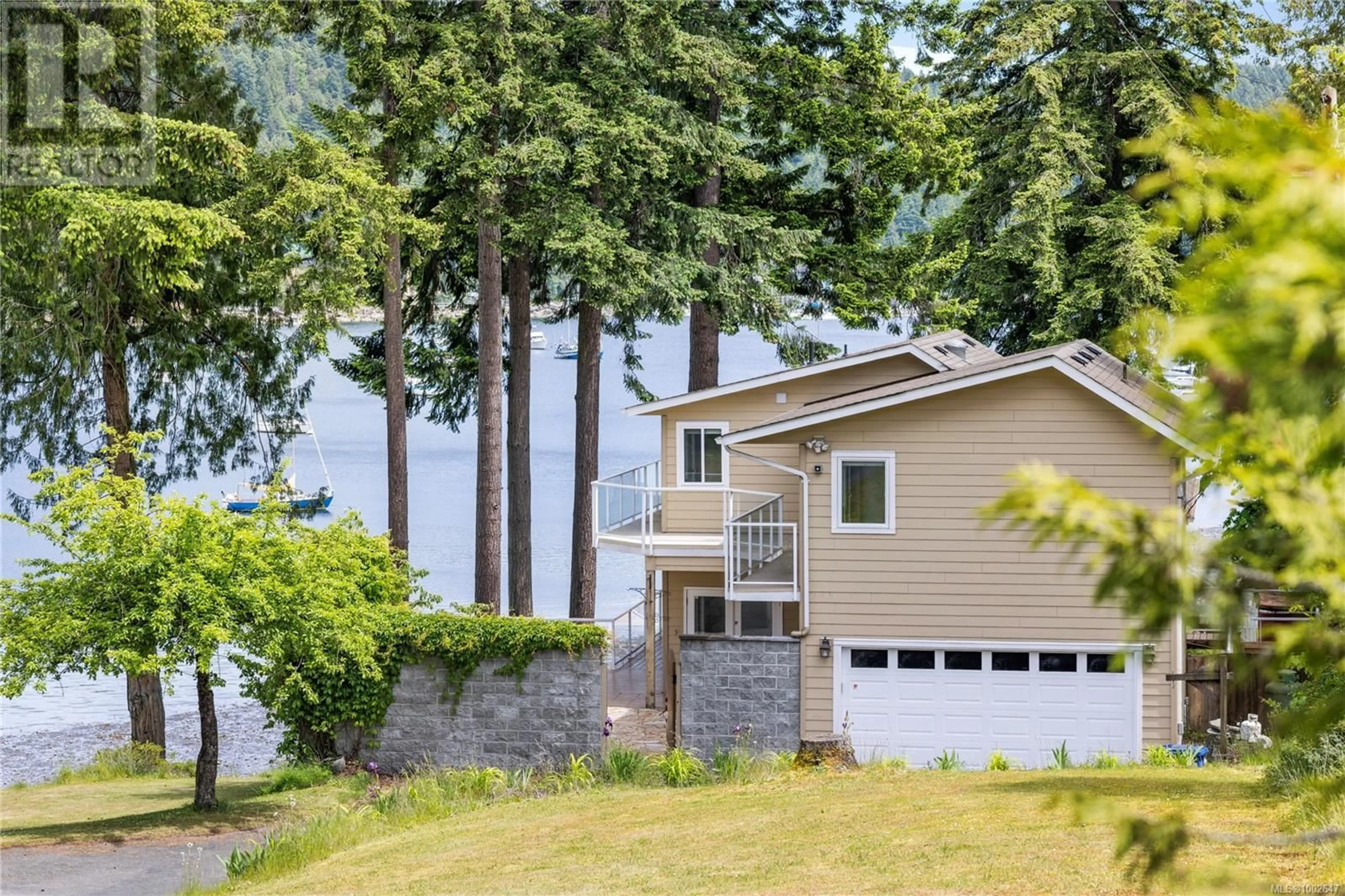 Home with vinyl exterior material, water/lake/river/ocean view for 12475 ROCKY CREEK ROAD, Ladysmith British Columbia V9G1M7