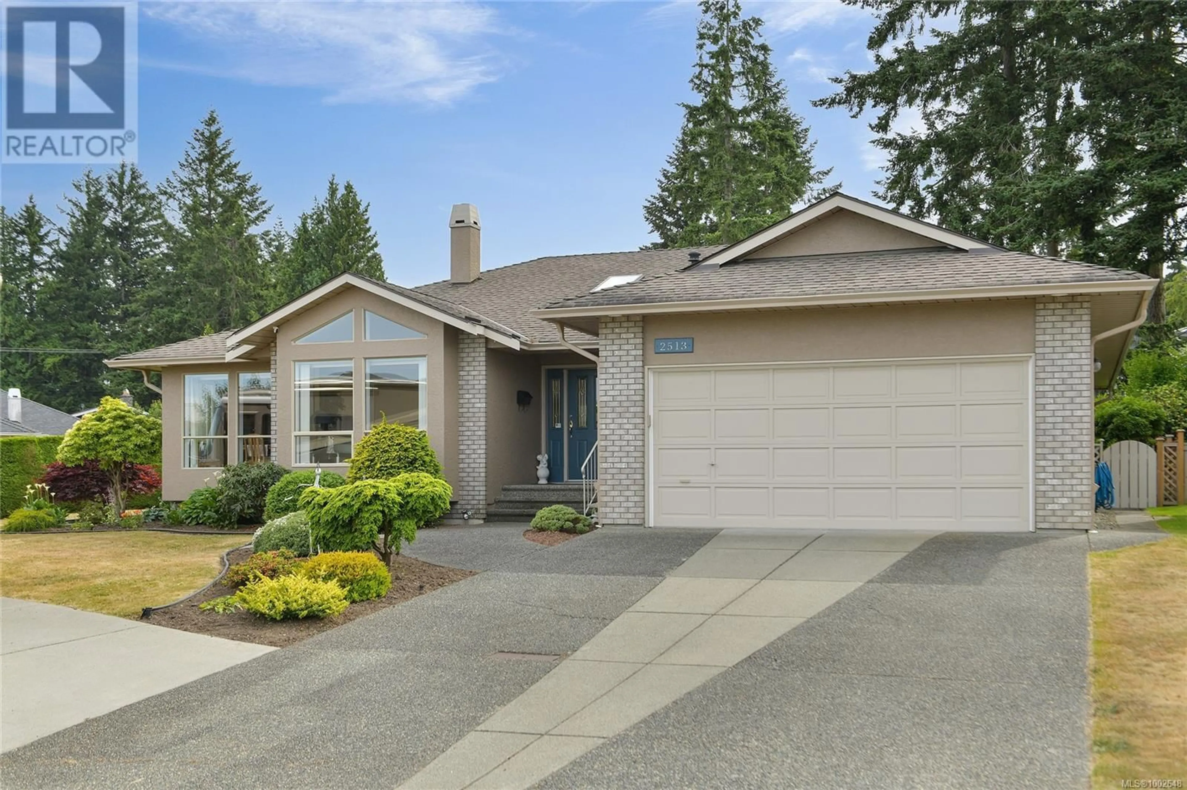 Home with vinyl exterior material, street for 2513 EMMY PLACE, Central Saanich British Columbia V8Z7W7