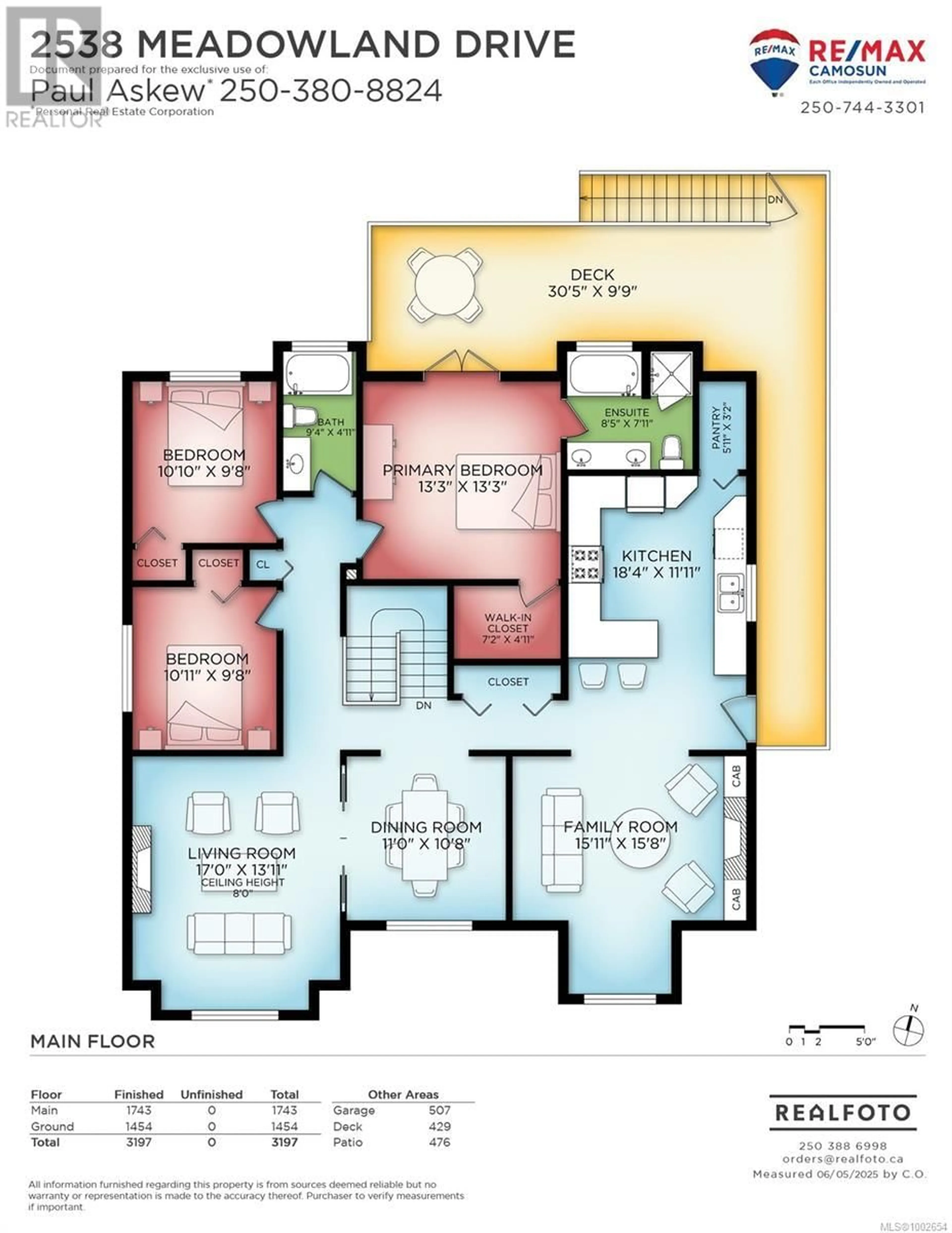 Floor plan for 2538 MEADOWLAND DRIVE, Central Saanich British Columbia V8Z5P5