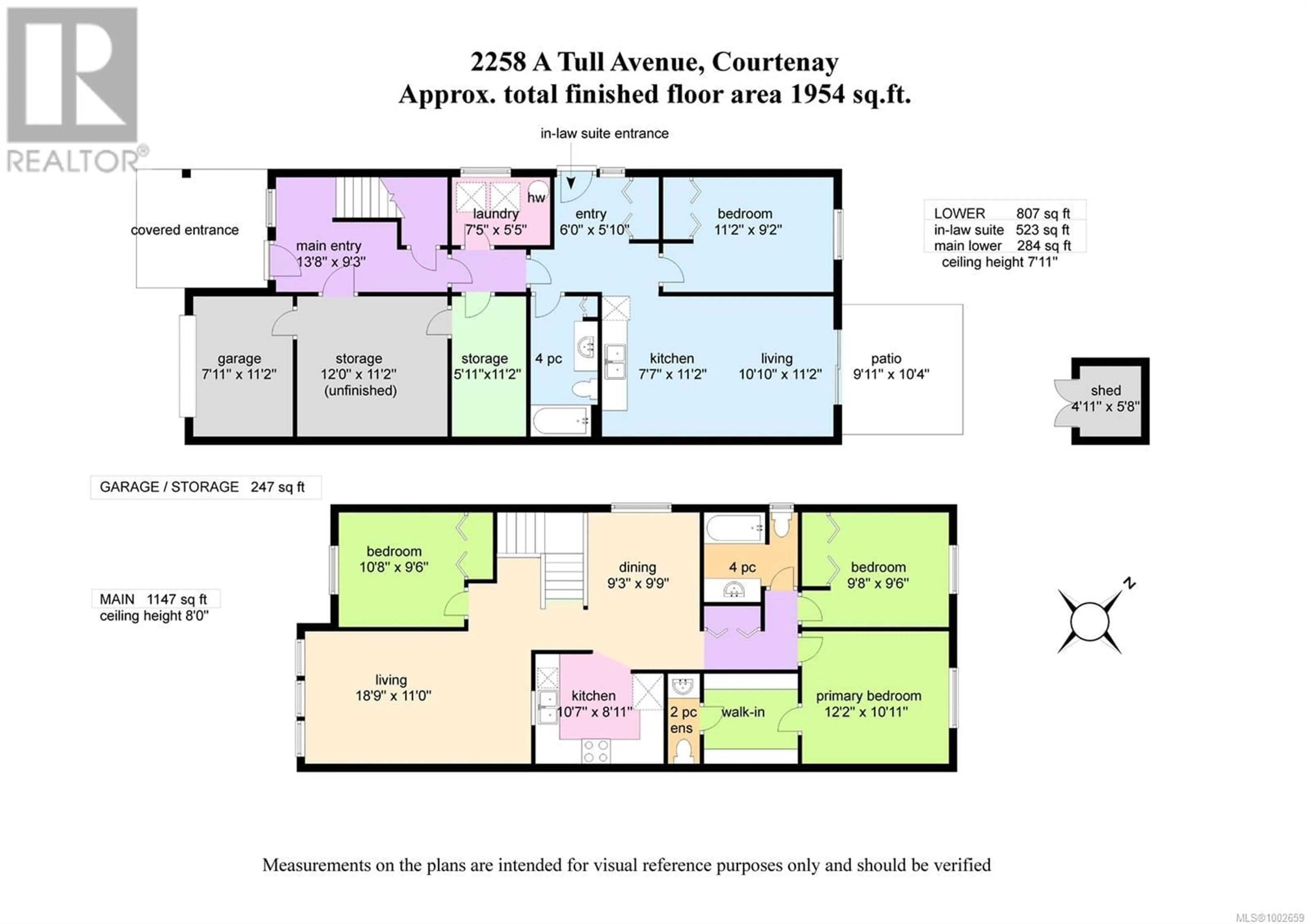 Floor plan for A - 2258 TULL AVENUE, Courtenay British Columbia V9N7P6