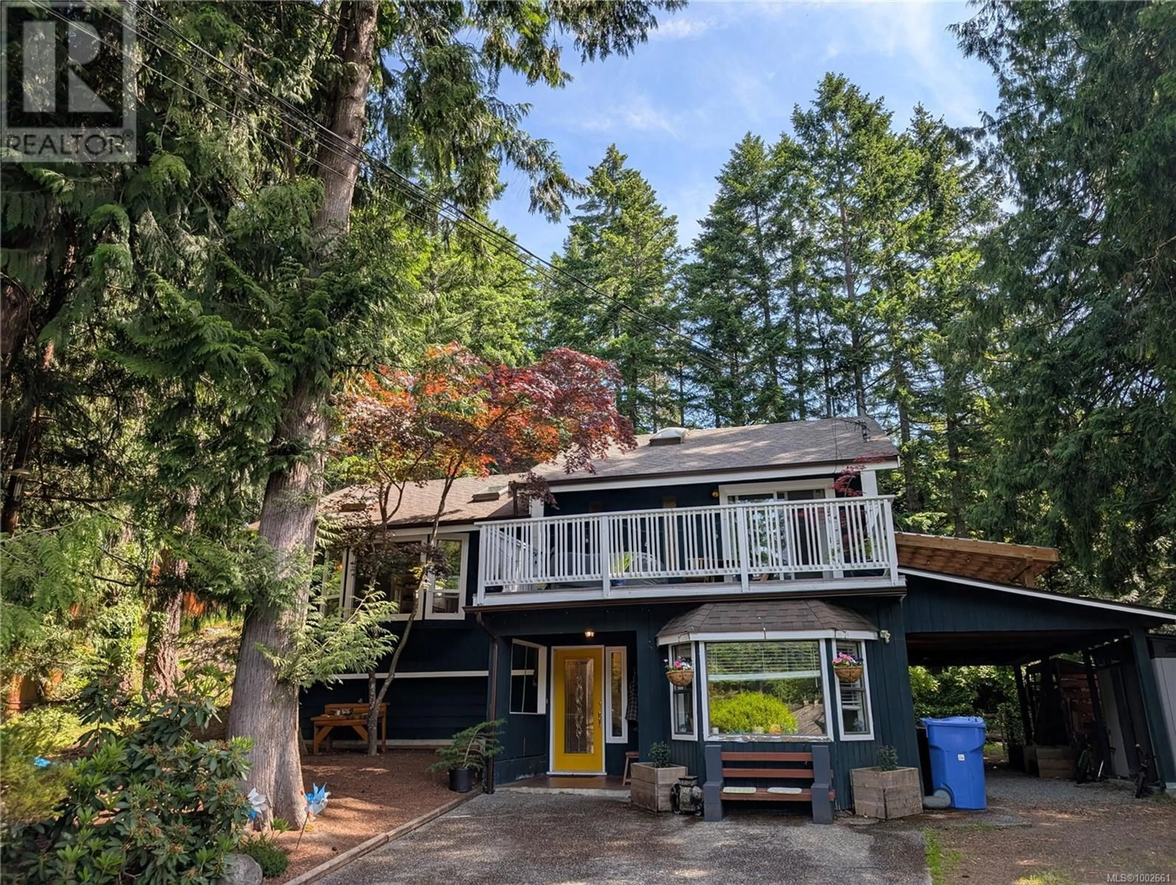 Home with vinyl exterior material, forest/trees view for 2751 FOREST GROVE LANE, Shawnigan Lake British Columbia V0R2W1