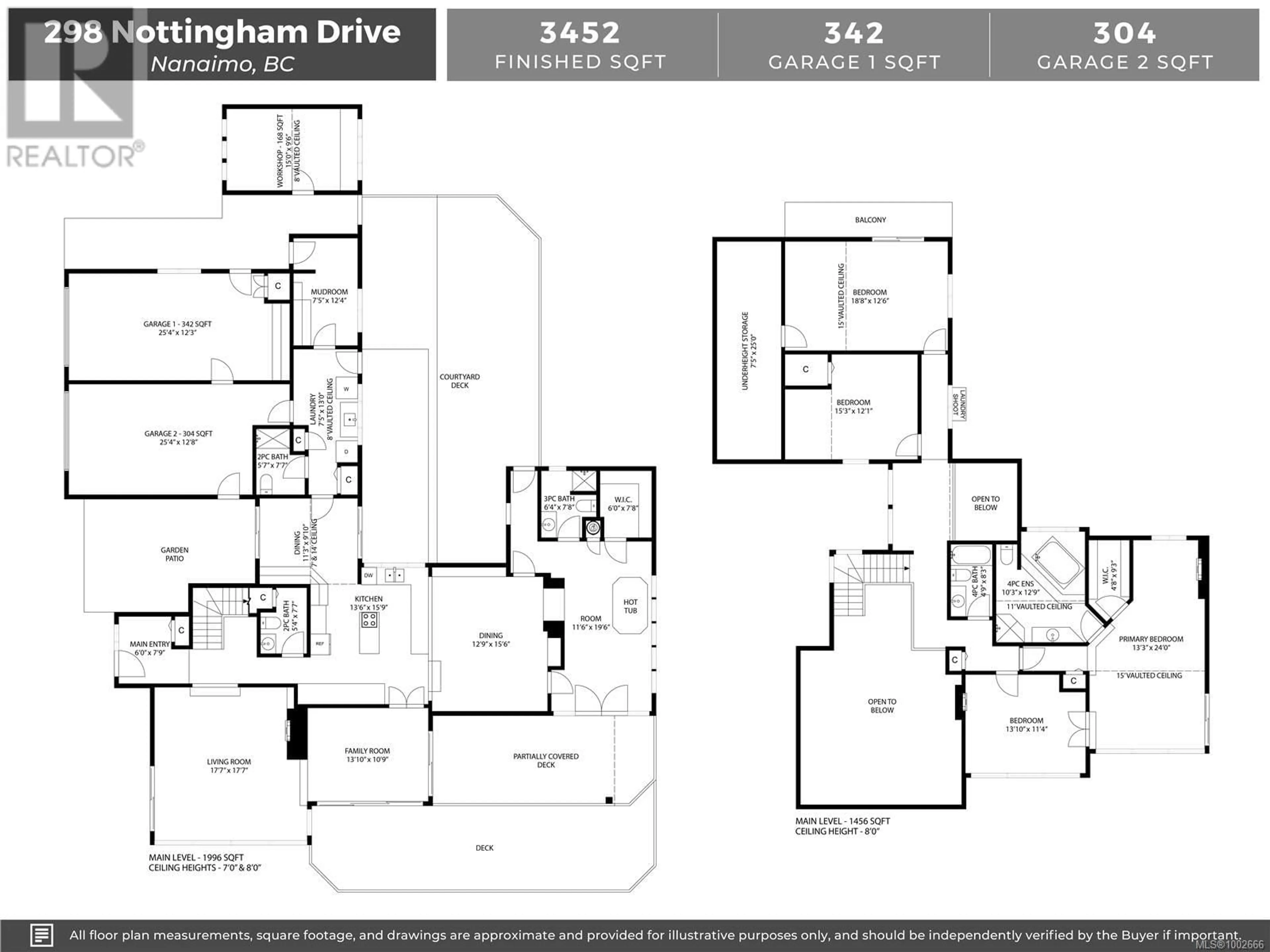 Floor plan for 298 NOTTINGHAM DRIVE, Nanaimo British Columbia V9T1K9