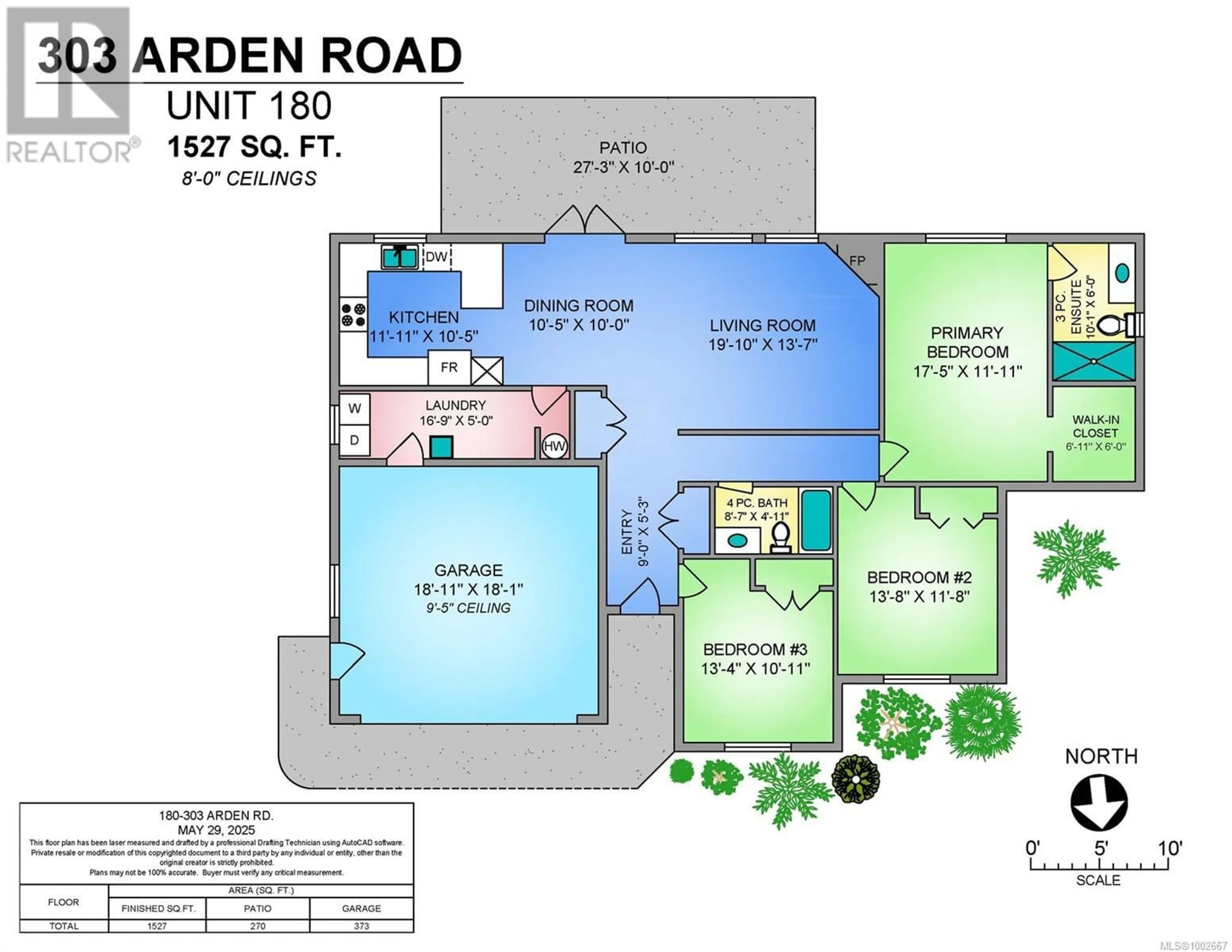 Floor plan for 180 - 303 ARDEN ROAD, Courtenay British Columbia V9N0A8