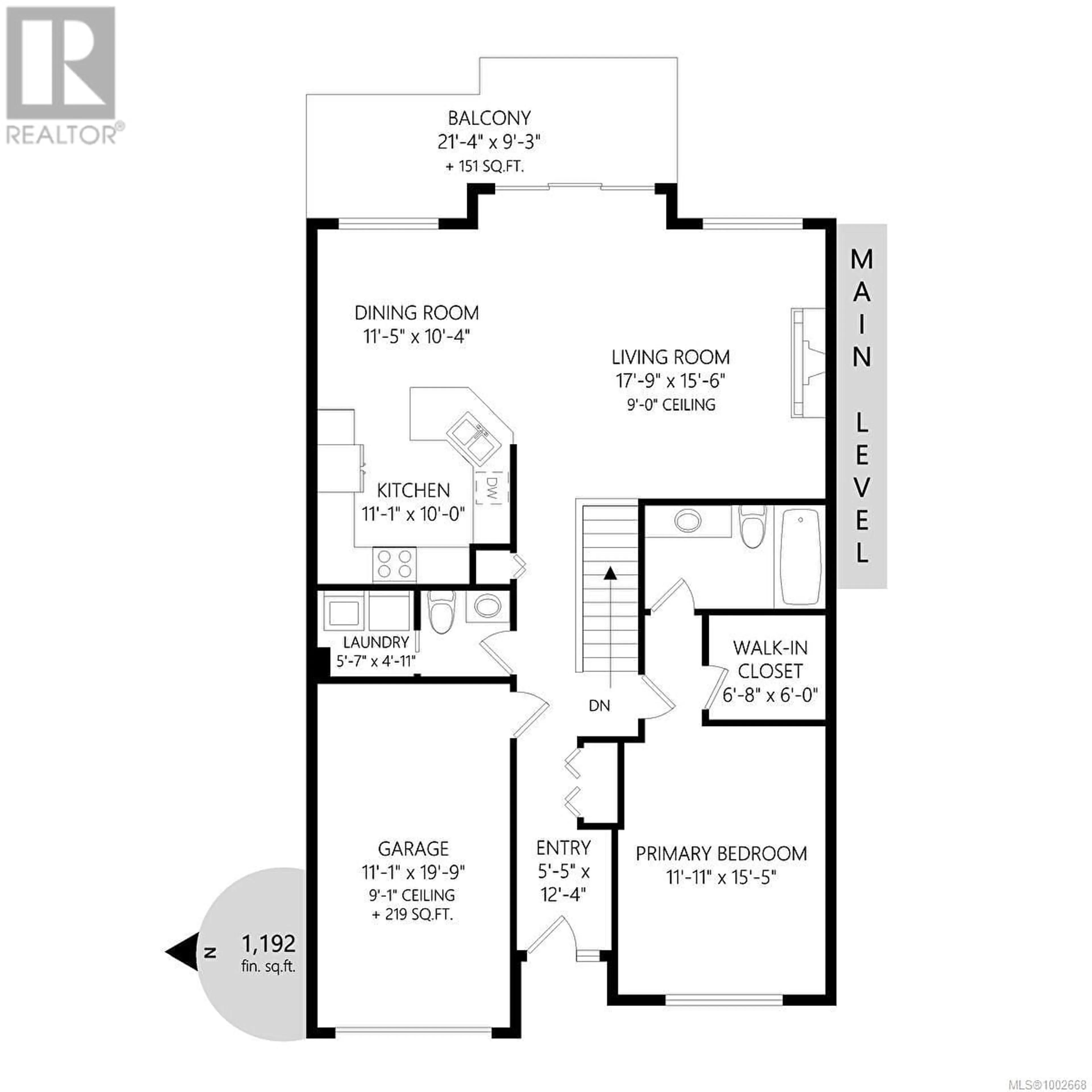 Floor plan for 18 - 486 ROYAL BAY DRIVE, Colwood British Columbia V9C4L6