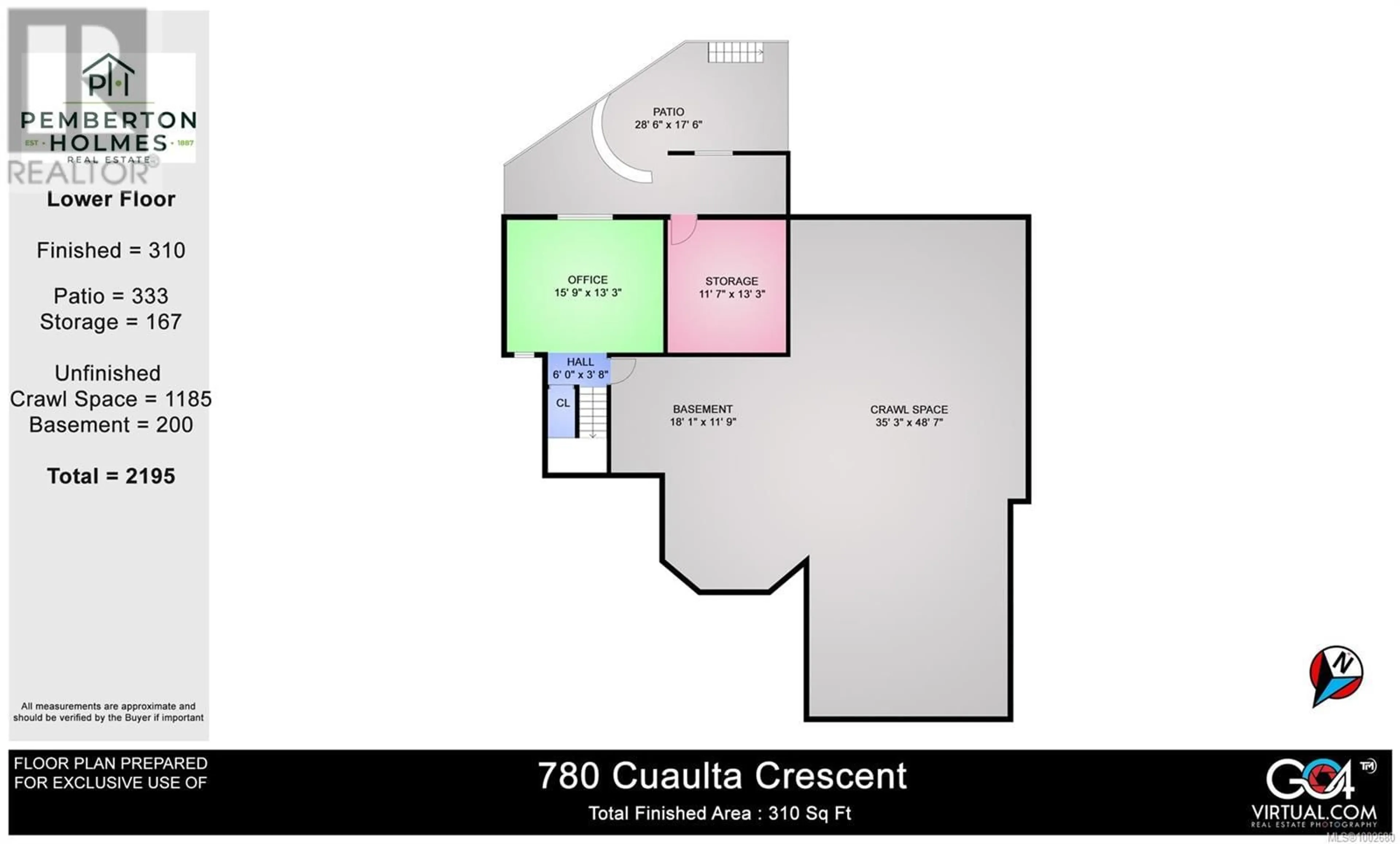 Floor plan for 780 CUAULTA CRESCENT, Colwood British Columbia V9C3H3