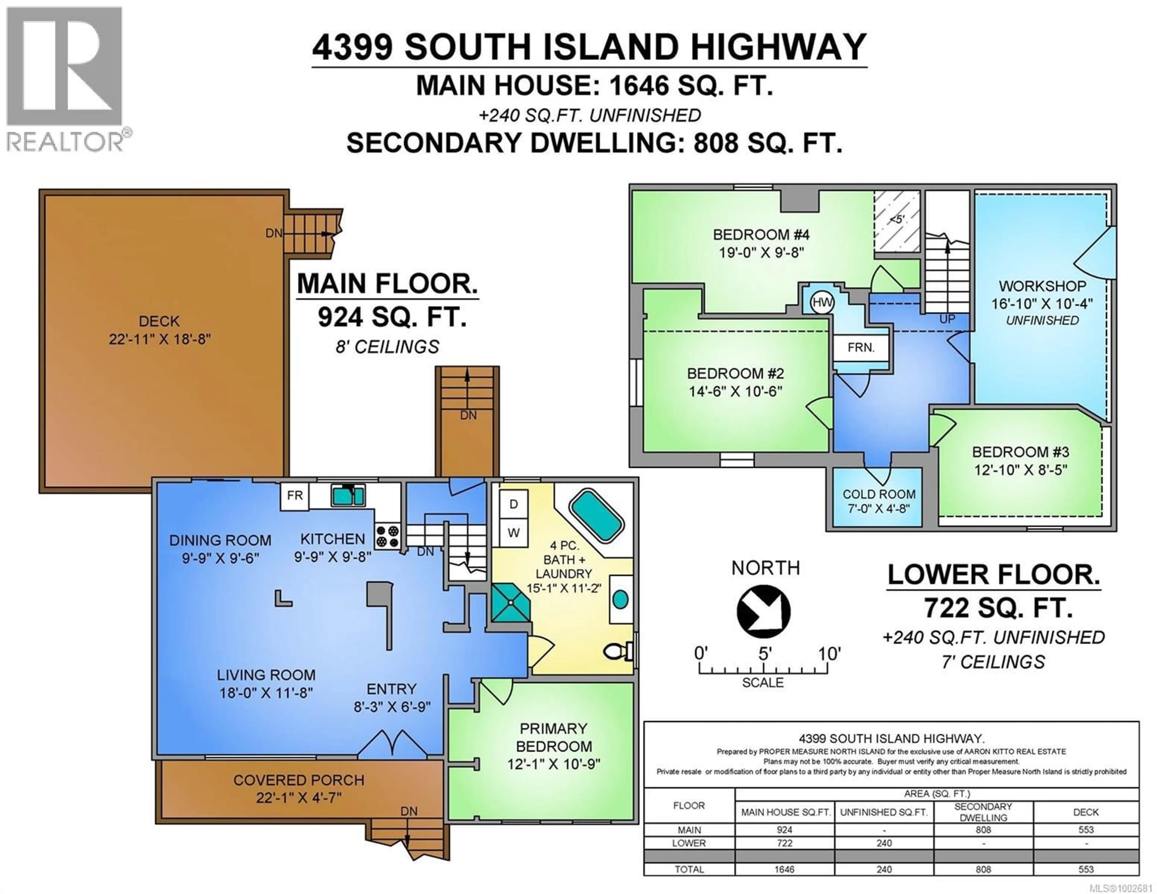 Floor plan for 4399 ISLAND HIGHWAY SOUTH, Courtenay British Columbia V9N9T1
