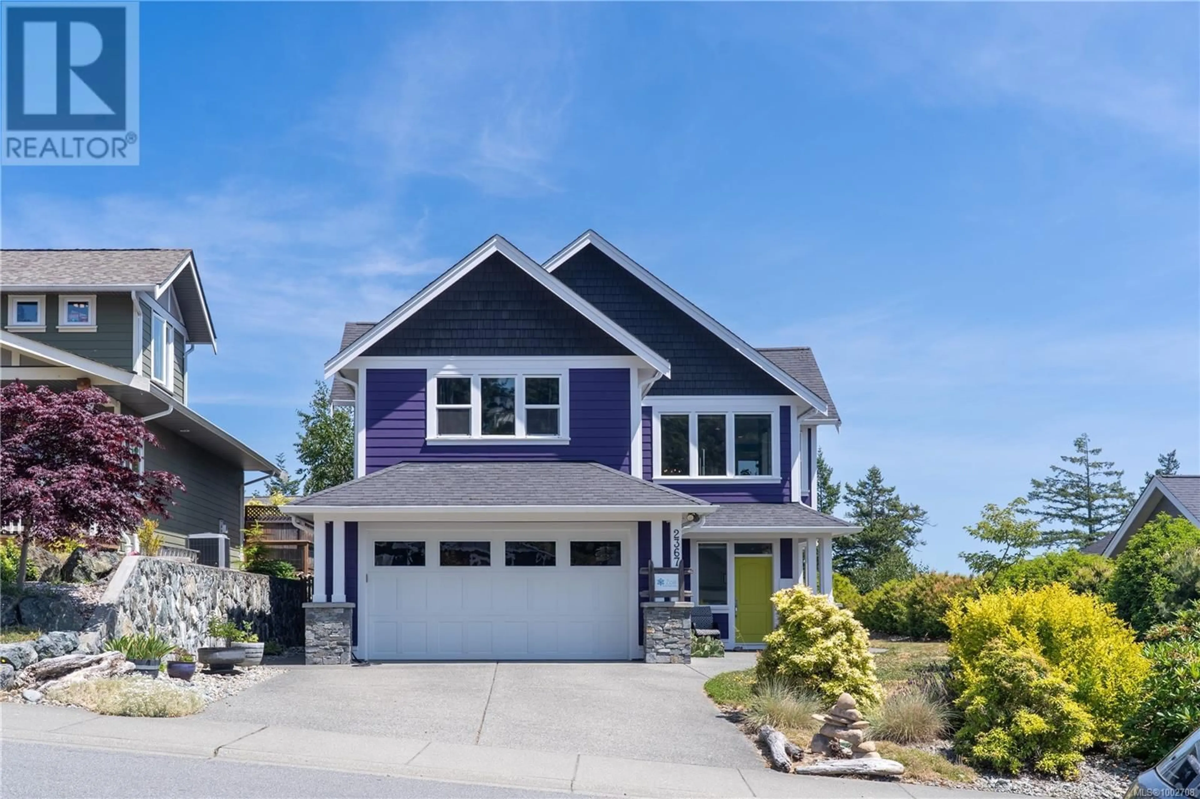 Home with vinyl exterior material, street for 2367 MOUNTAIN HEIGHTS DRIVE, Sooke British Columbia V9Z0Y7
