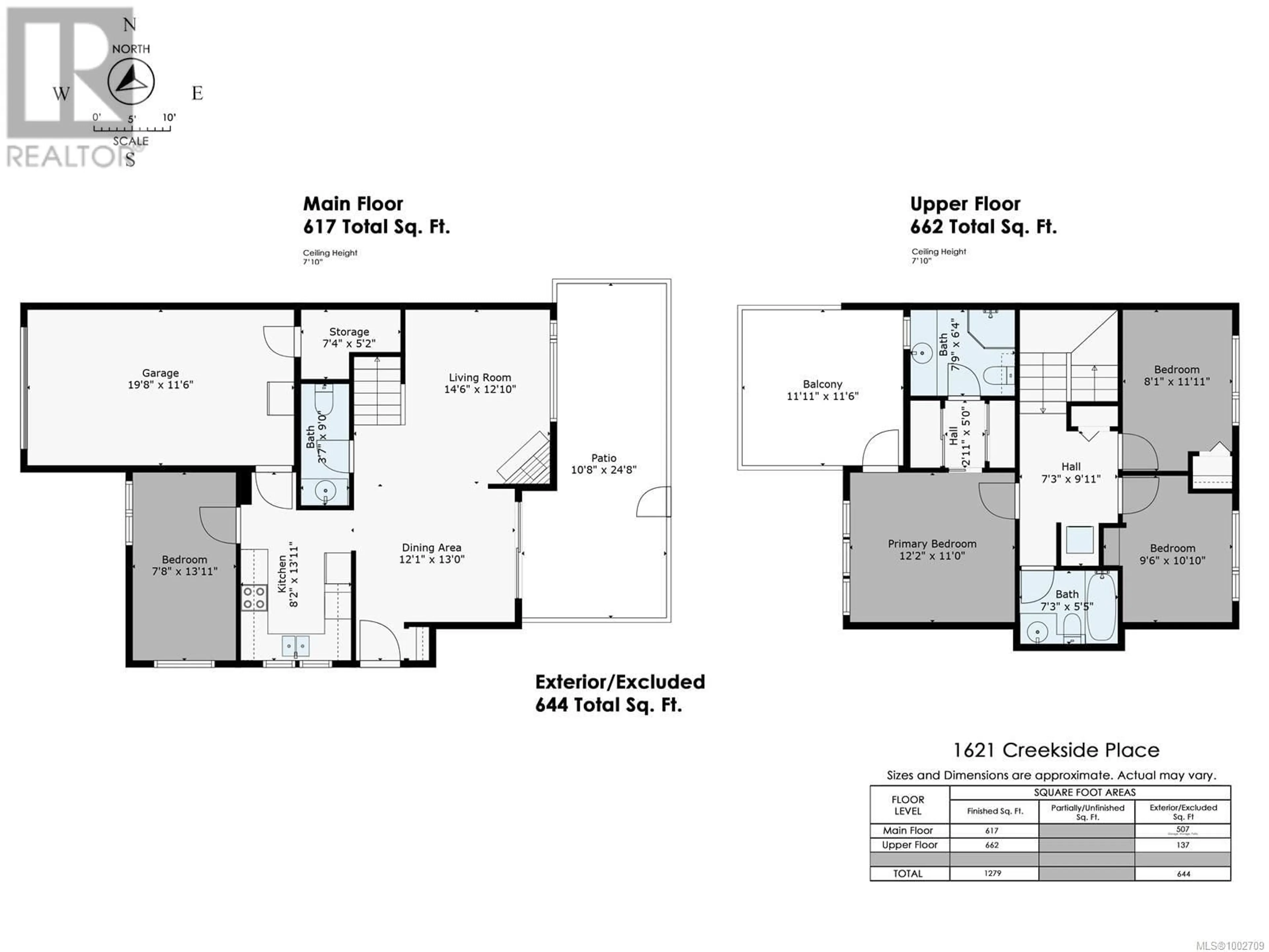 Floor plan for 1621 CREEKSIDE DRIVE, Nanaimo British Columbia V9S5V8